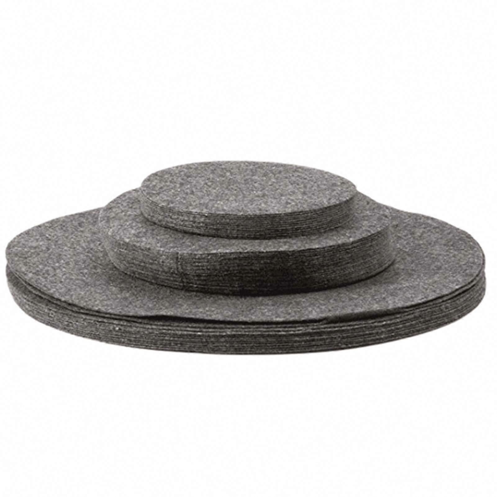 60pcs Felt Plate Dividers Set - 3 Sizes Thick Round Stackable Cookware Pan Dish Separator Pads