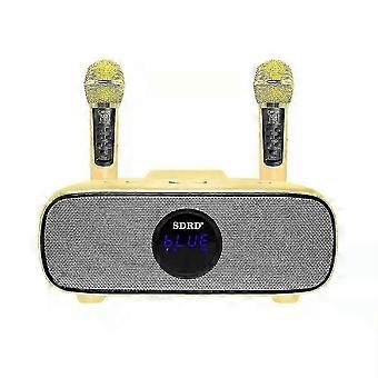 Sd316 Wireless Bluetooth Speaker Home Theater Tv Mobile Karaoke Mode Portable Dual Microphone Speake