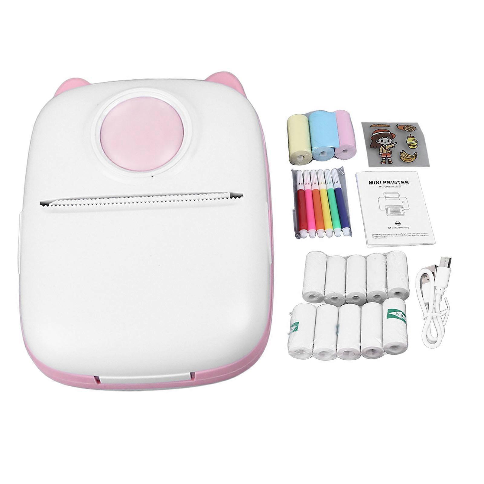 Kleiner Sofort-Taschendrucker Multifunktionaler tragbarer Mini-Bluetooth-Mobiler Thermodrucker