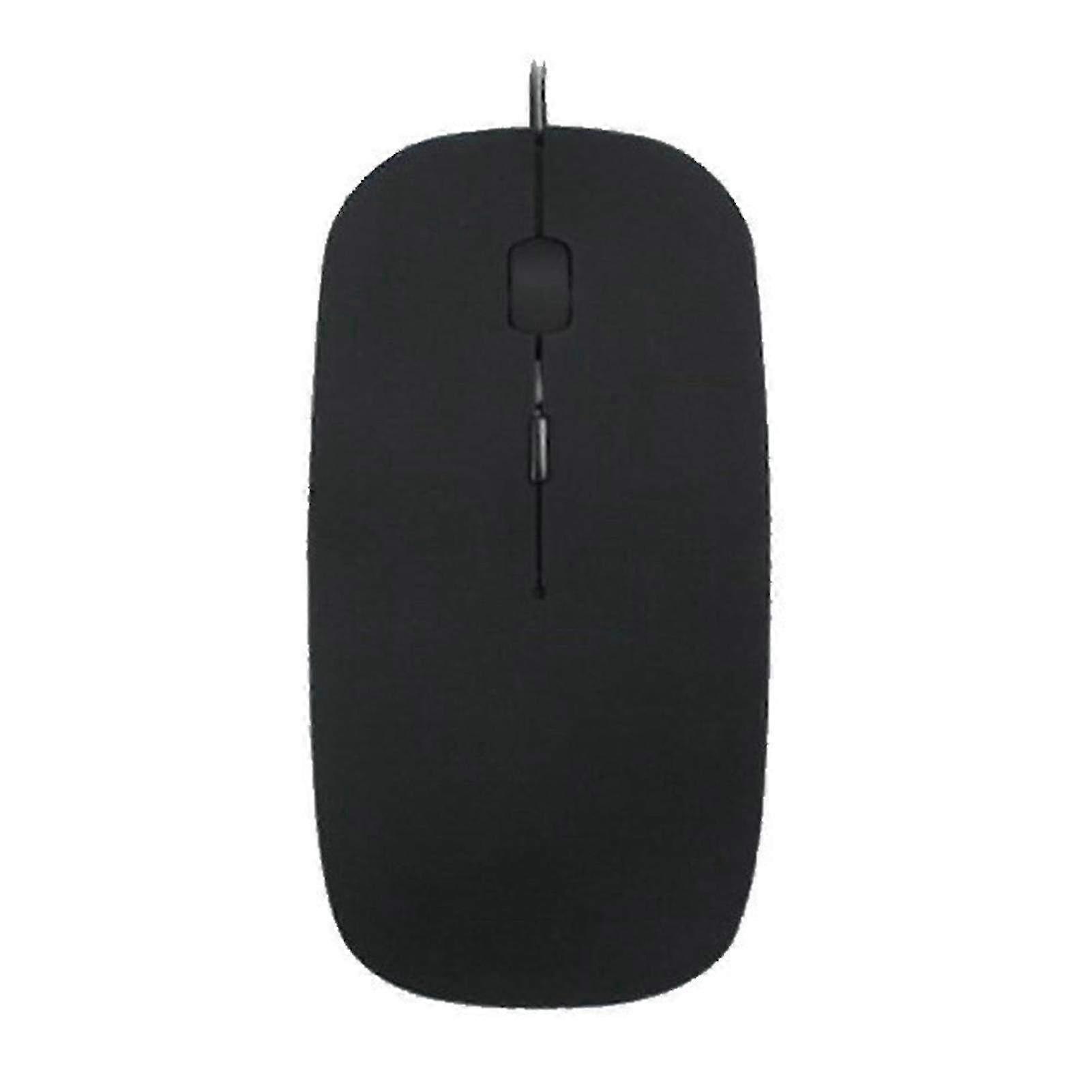Ergonomic 4-Button Wired Mouse with Adjustable DPI 800/1000/1200/1600 for PC, Compatible with Windows, Mac & Chrome OS Computers