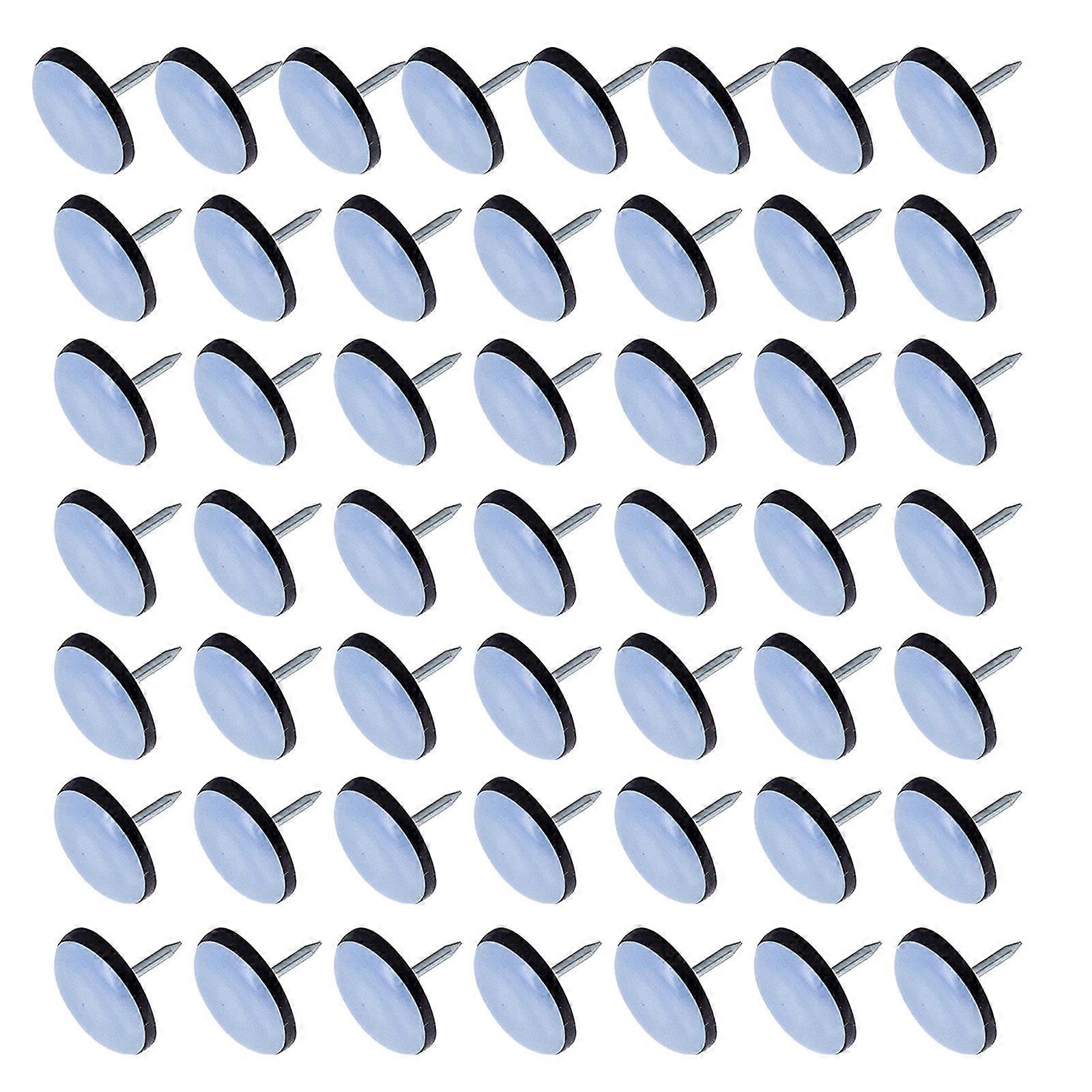 50Pcs Practical Round Furniture Sliders Floor Protectors Convenient for Table Chair Sofa Cabinet Legs Daily Use Multicolor