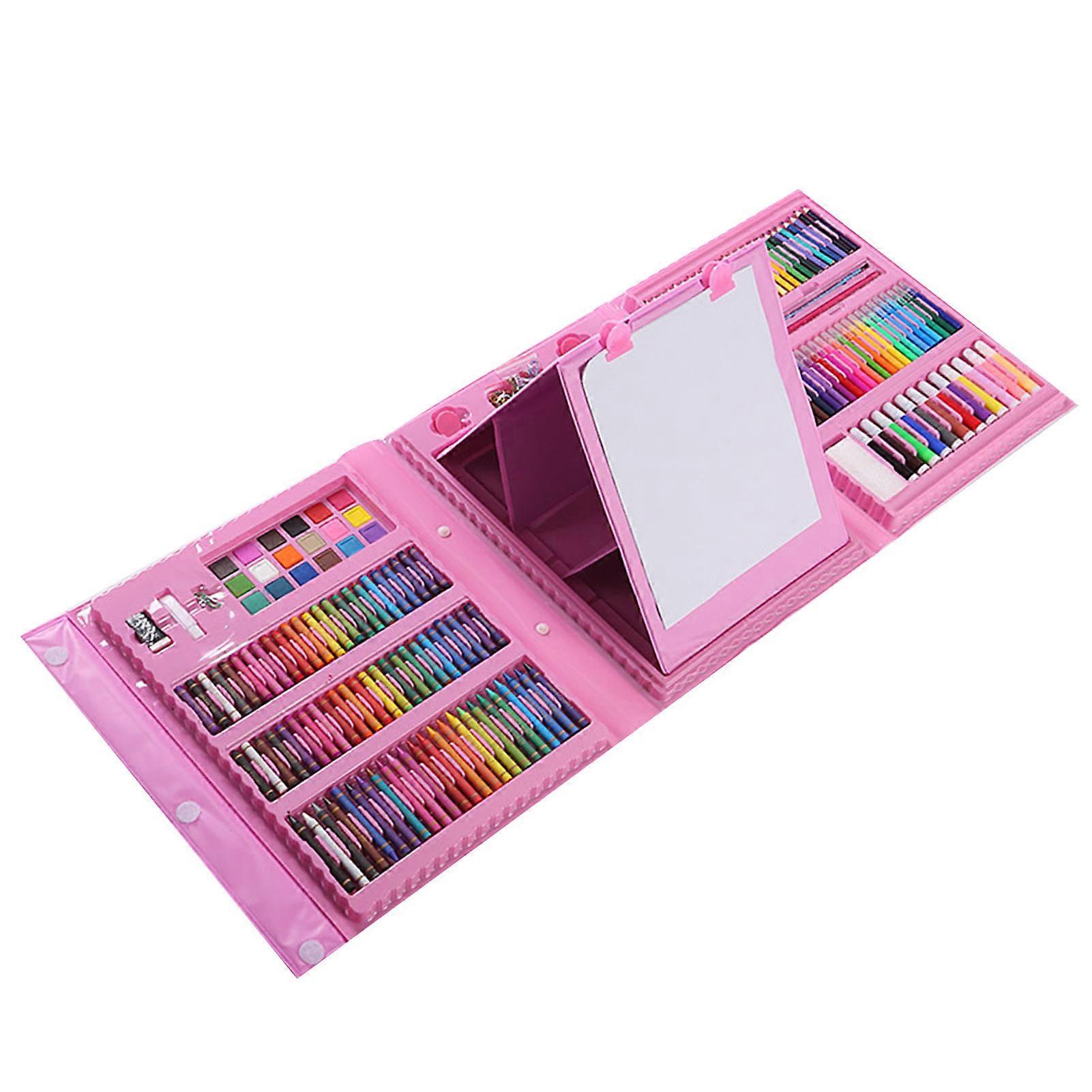 208pcs Oil Pastel Set for Kids Oil Painting Texture Cylindrical Shape Oil Pastels Art Set for Daily Painting