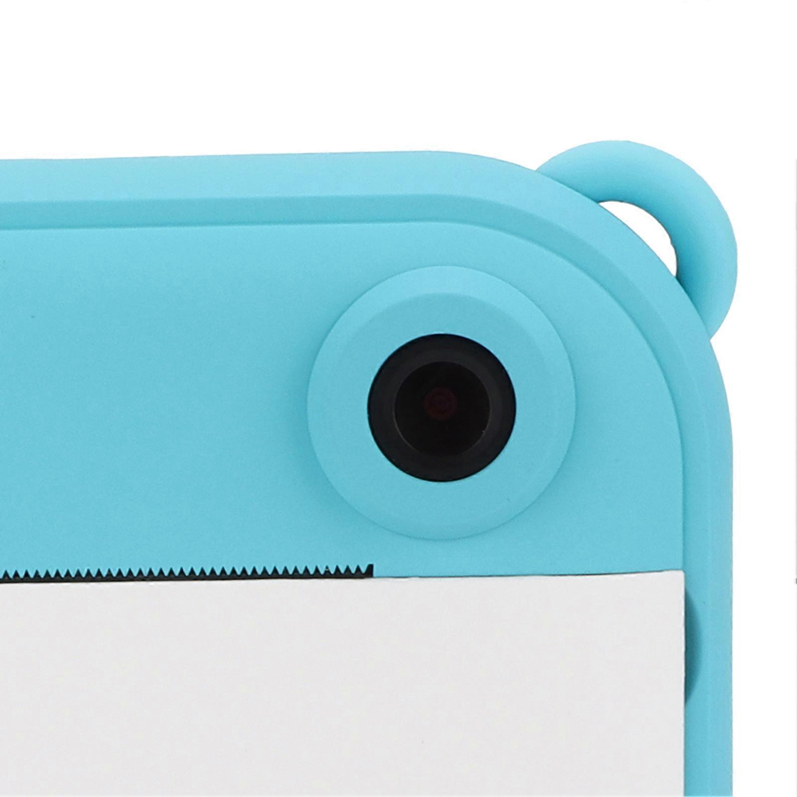 Instant Print Camera OneClick Printing Instant Photo Print Mini Portable Digital Camera for Kids(Blue )