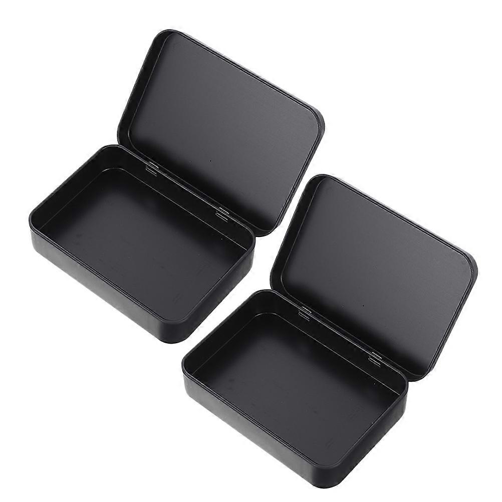 Metal Playing Card Storage Box with Lid Iron Case for Organizing Game Cards, Aesthetic Desktop Storage for Home and Gaming Use