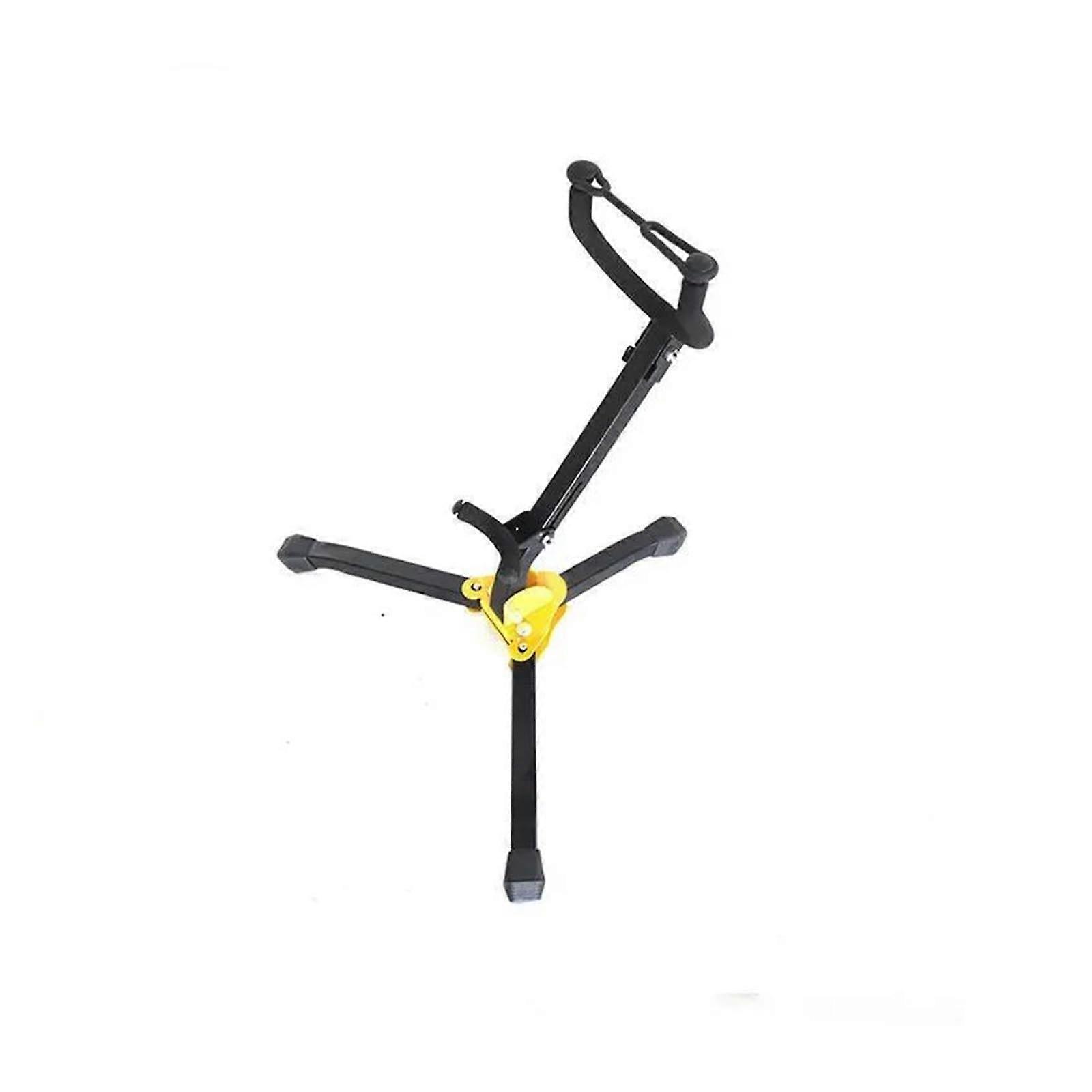 Foldable Tenor Saxophone Stand With Metal Floor Base, Alto Saxophone Compatible Woodwind Instrument Accessory