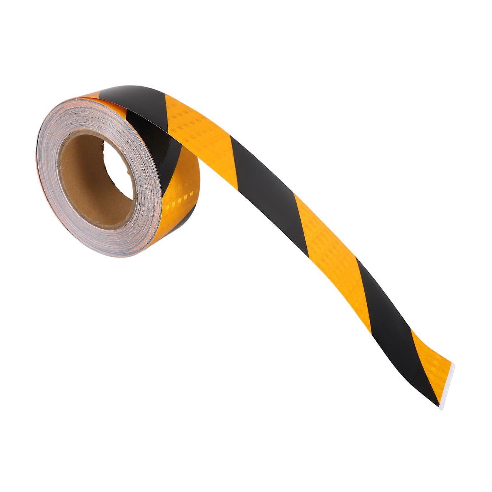 1 Roll Reflective Safety Tape SelfAdhesive Warning Tape for Driveways, Vehicles, and Markings Weatherproof and Durable  Visibility