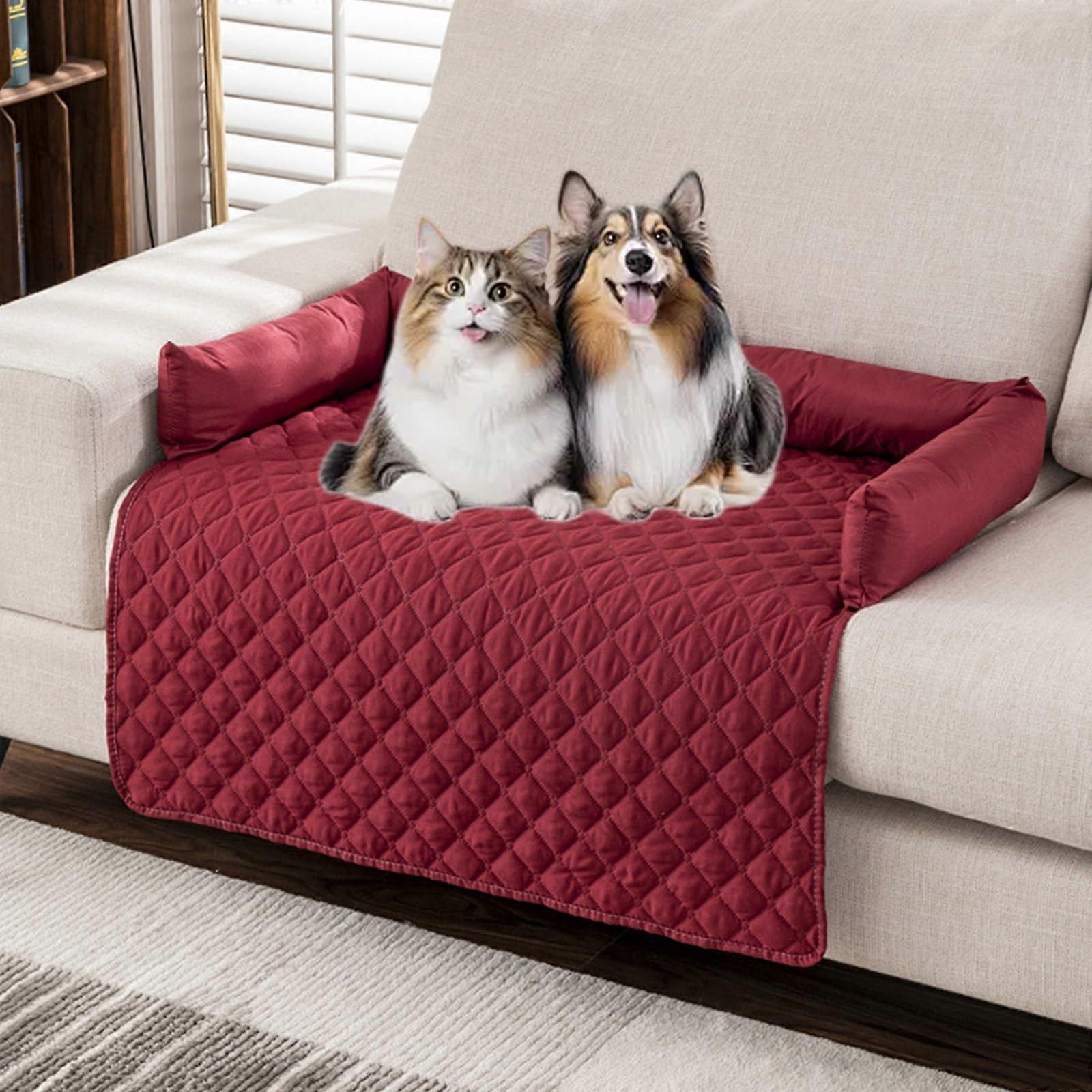 Pelzbarn Cooling Sofa Bed, SelfCooling Dog Blanket, Machine Washable (Red, 75*75)