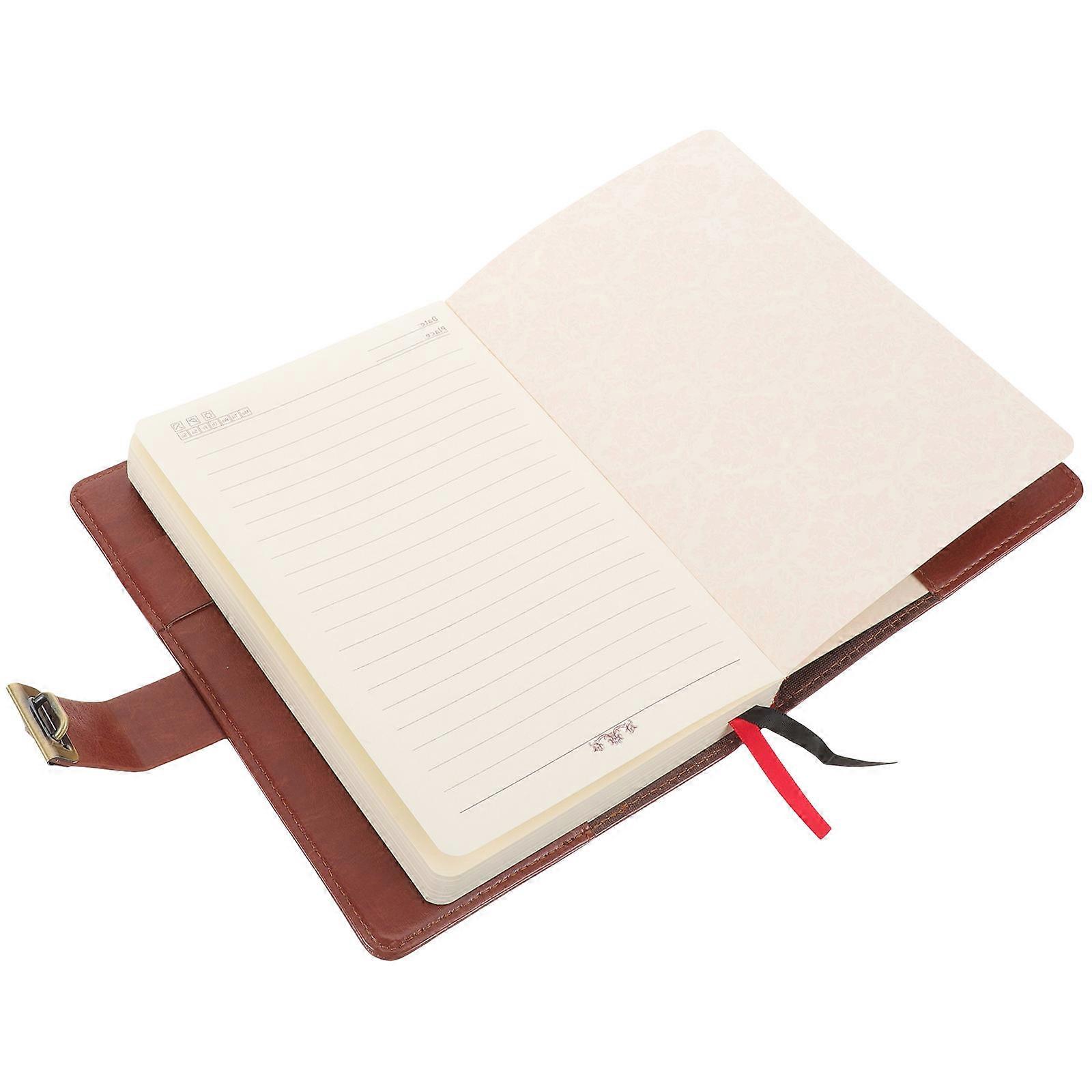 Daily Notebook Multi function Notepad Business Writing Journal Notebook with Lock