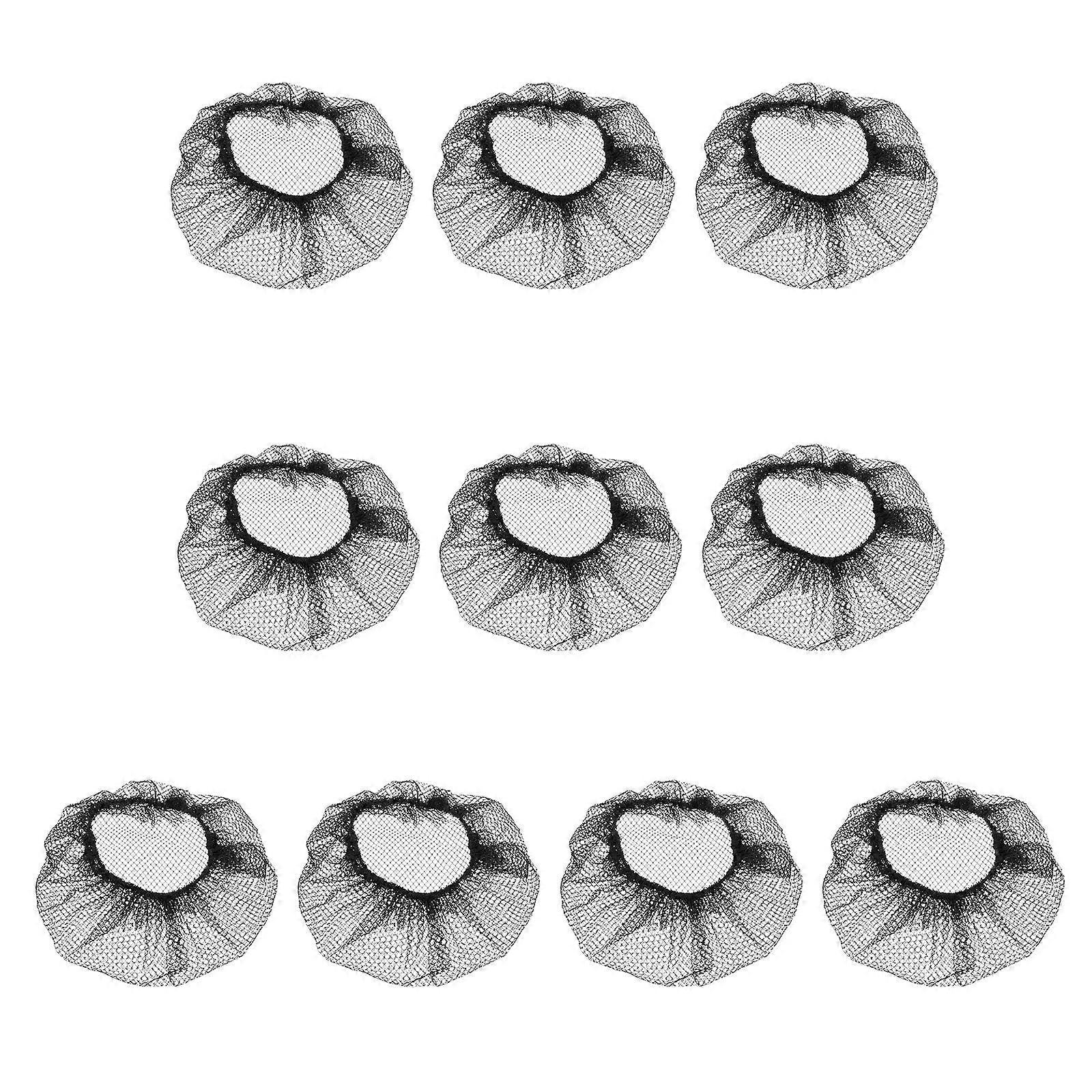 Nylon Cap Elastic Wig Net Caps Breathable Mesh for Hair Styling 21x21x10cm Prevent Hair Breakage 10Pcs