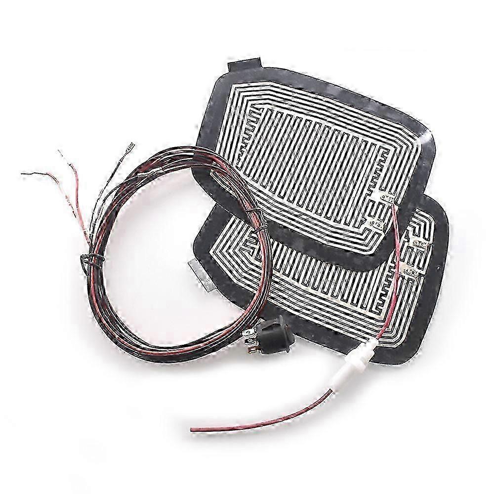 DC 12V Heated Automobile Side Mirrors Quickly Removes Frost And Condensation Provides Safe Control Of Your Car hwy