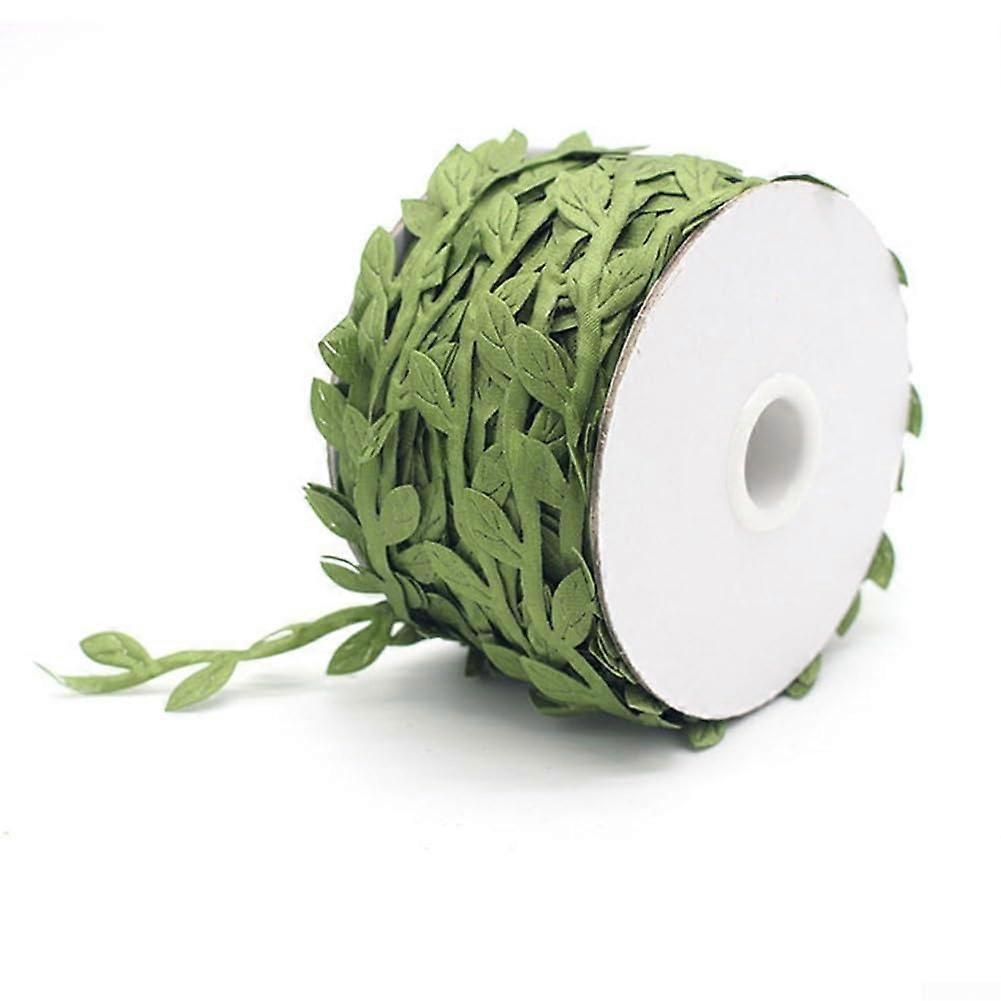 30m Green Craft Ribbon for Parties and Home Decoration - Versatile 1.5cm Width, Ideal for DIY Projects