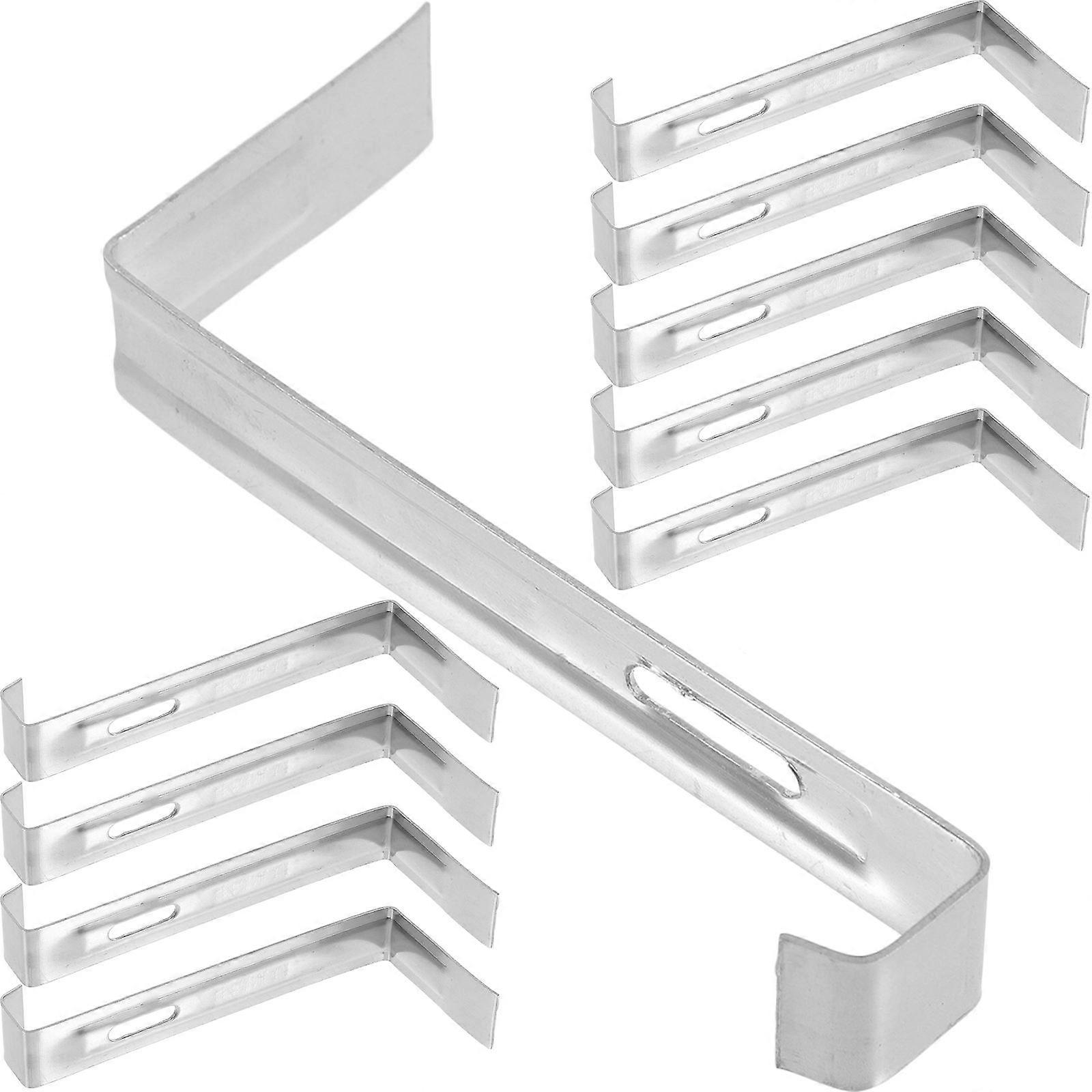 Roof Tile Clips Set of 20 Stainless Steel Heavy Duty Hooks for Home Use Silver