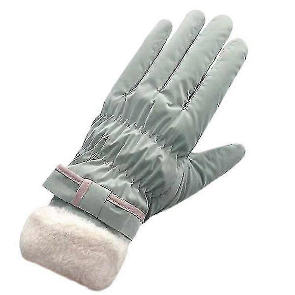(green)bow Thickened Windproof Gloves