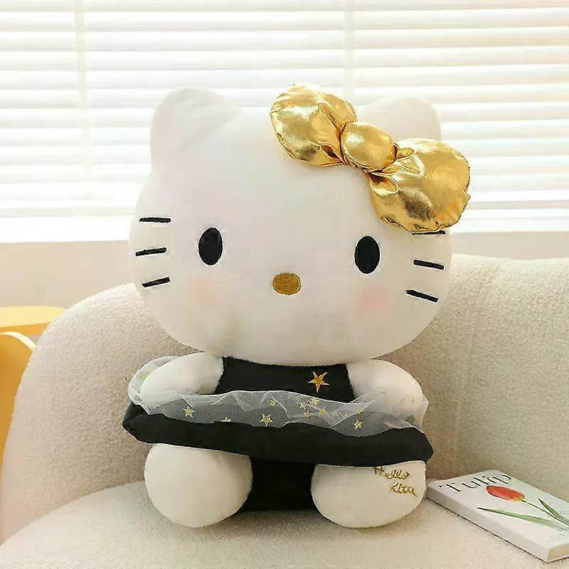Redkid 25-50cm Hello Kitty Kuromi Melody Cinnamoroll Stuffed Toys Plushier Soft Throw Pillow Plush D