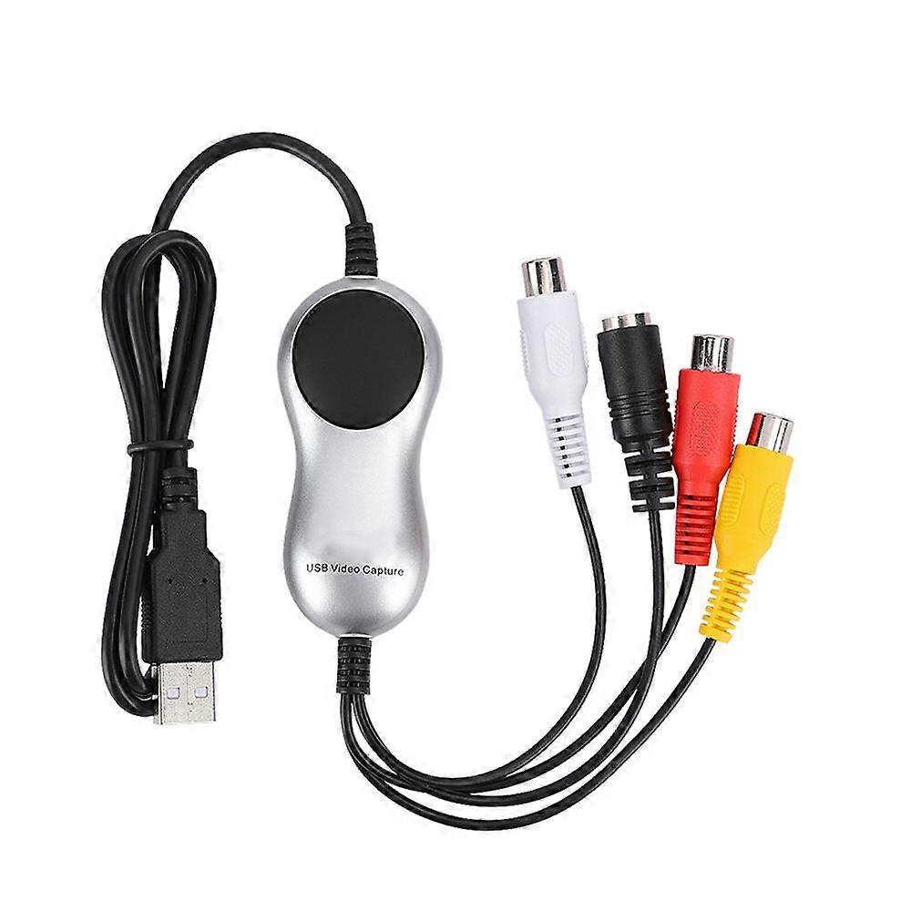 USB 2.0 Video Capture Card for Windows with Driver-Free Installation
