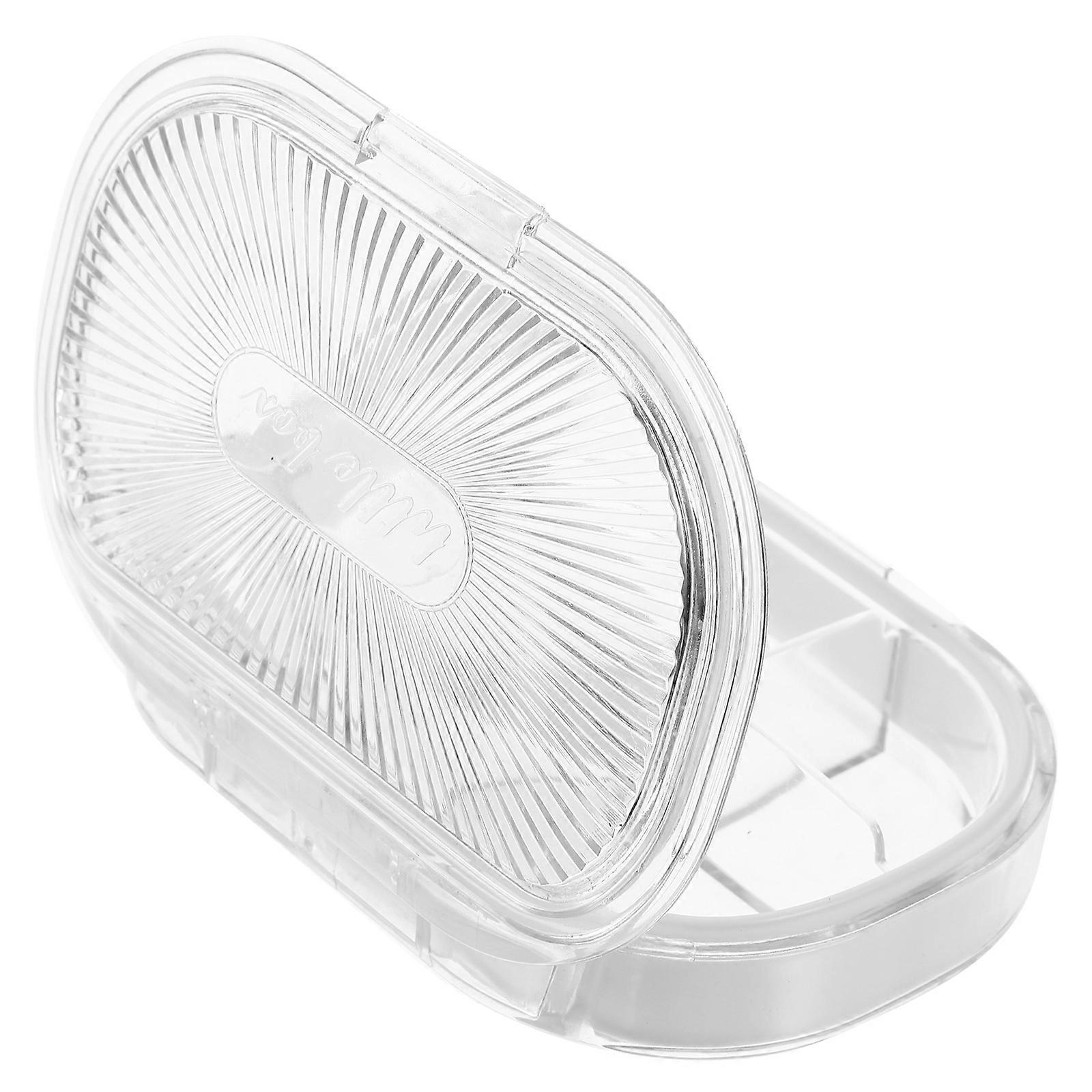 Pill Organizer Portable Sealed Moisture Proof Storage Container 1Pack