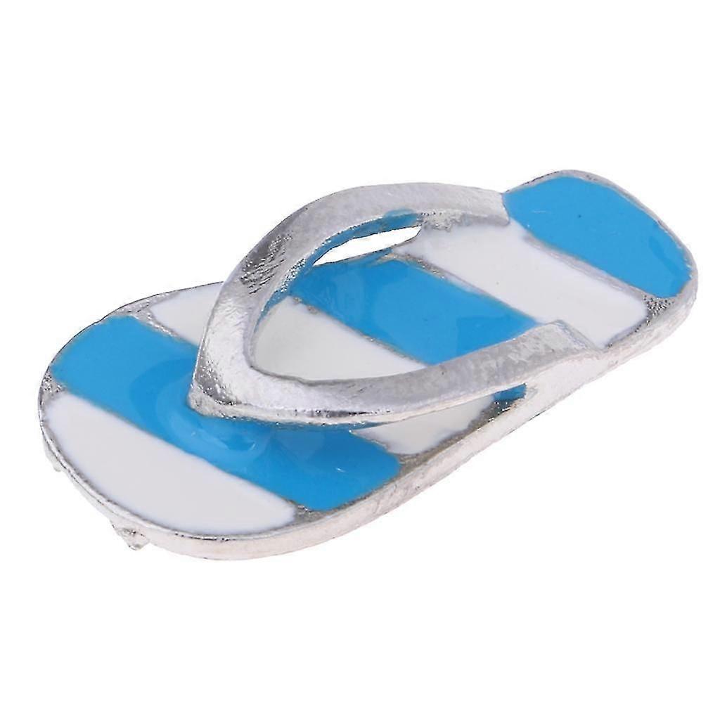 Chicmine 1 Pair Mini Cute Stripe Flip-flops DIY Miniature Toy For Dollhouse Accessories