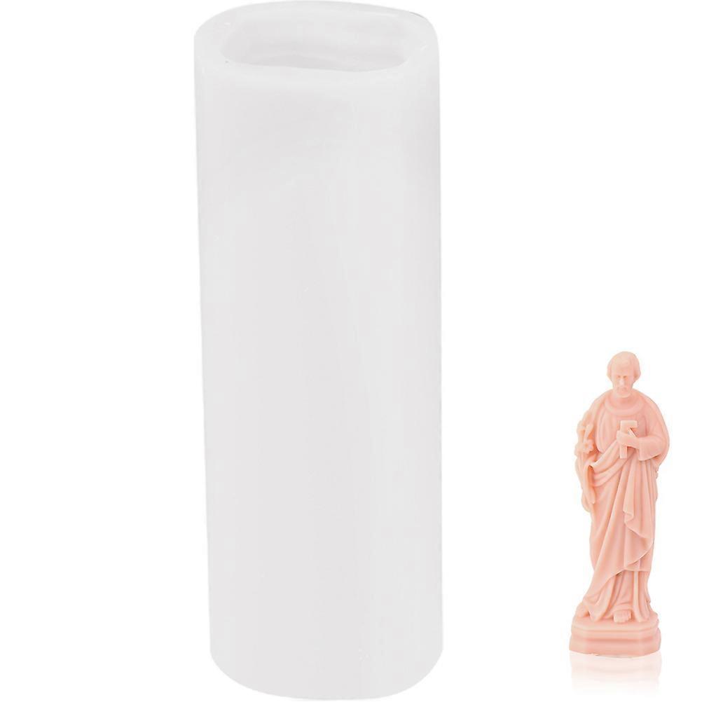 سيليكون لصنع العفن على شكل يسوع ديكور المنزل 13.5x5 سم مقاومة للحرارة 1 مجموعة