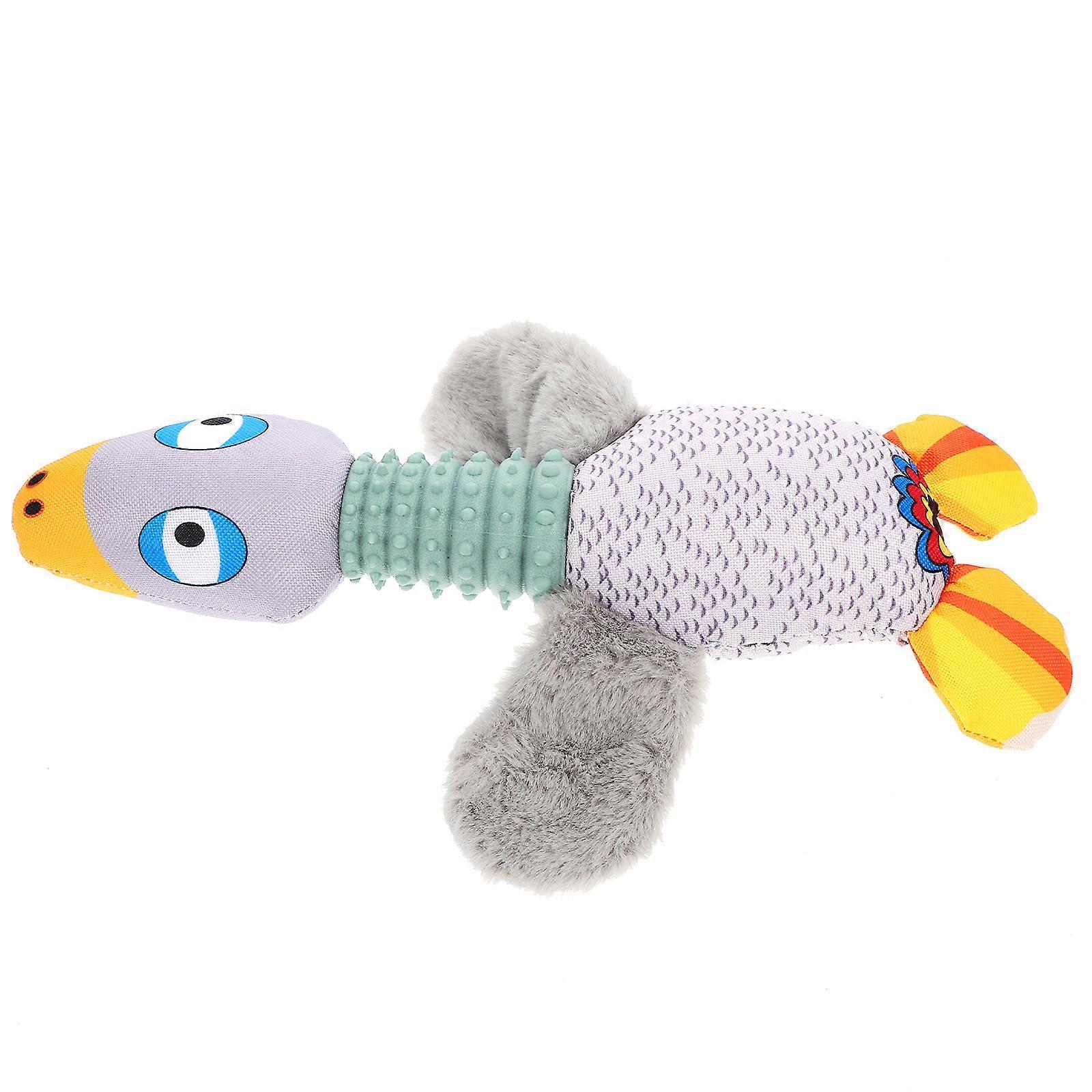 Squeaky Plush Dog Toy for Teeth Cleaning – Durable Chew for Puppies, Soft Interactive Plaything to Prevent Furniture Damage