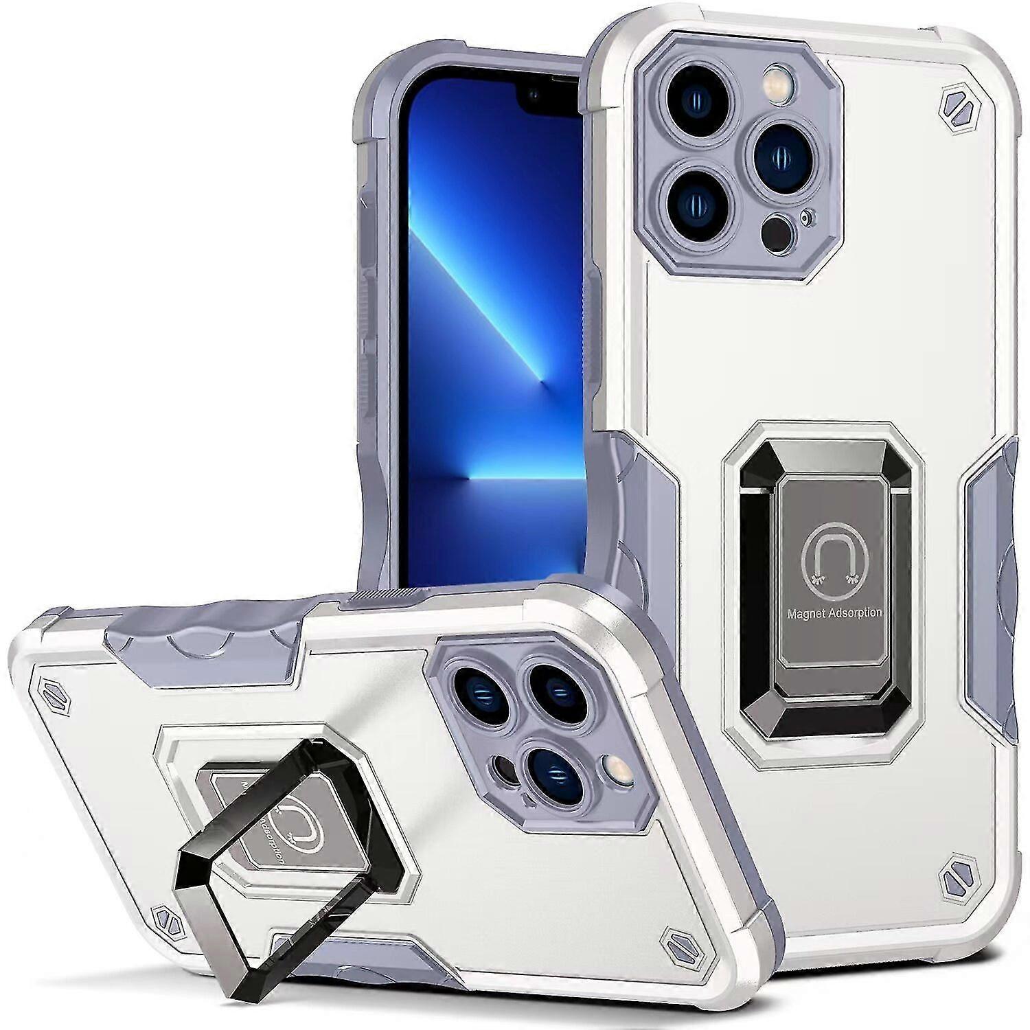 Case for iPhone 13 Pro Shockproof Magnetic With Ring Holder