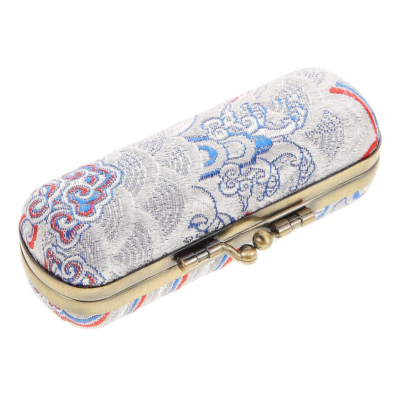 Vintage Lipstick Case with Mirror, Portable & Lightweight Holder for Women and Teens, Durable and Easy to Clean – Perfect Gift for Loved Ones