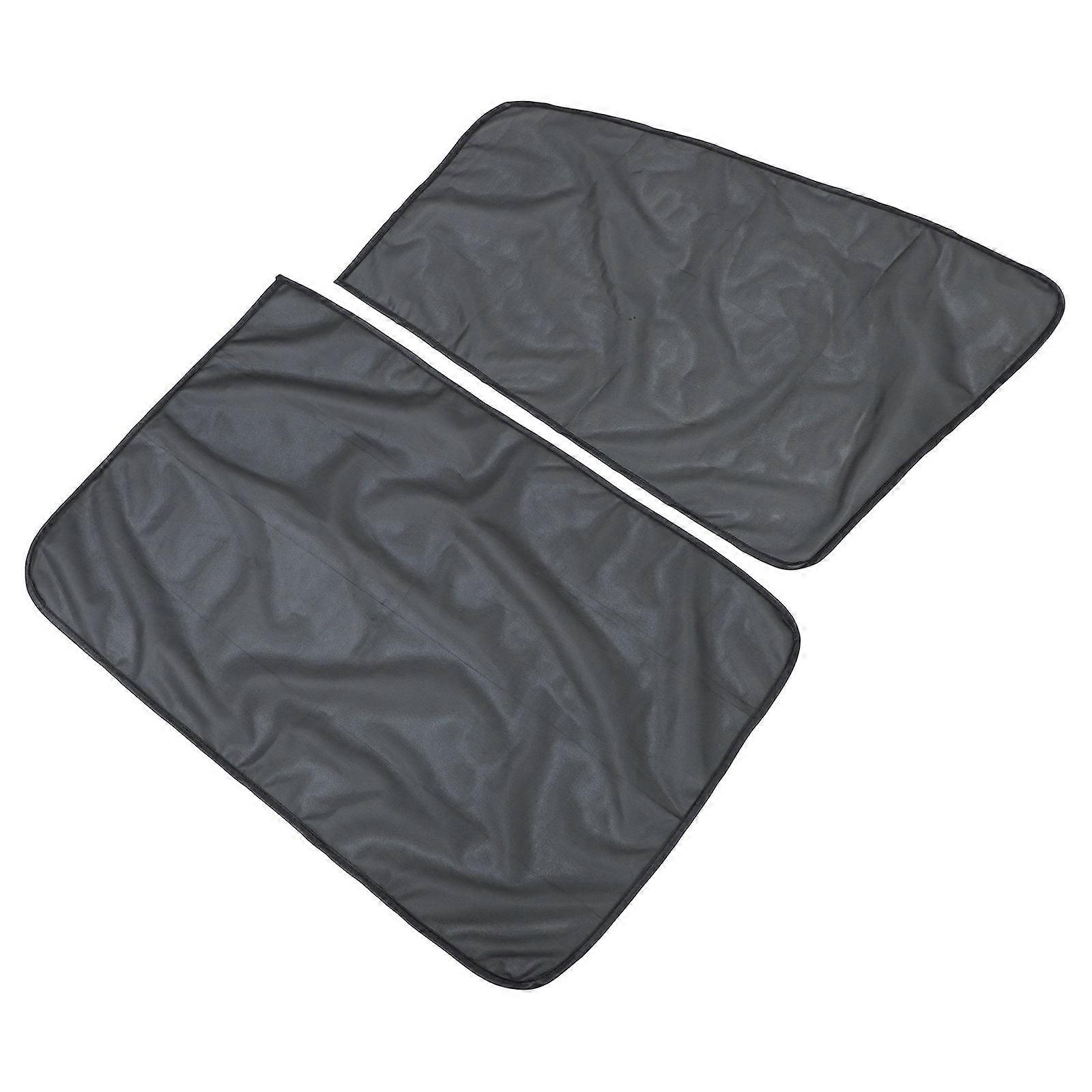 Magnetic Car Curtains Sunshades Durable Gauze Blocks Glare Heat Easy Installation for Vehicle Privacy Comfort