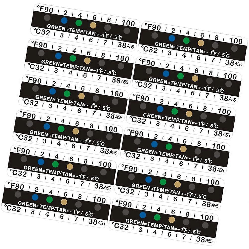 25pcs Urine Temperature Strips Accurate Thermometer Labels for Cups Bottles Laboratory Quick Testing Stickers