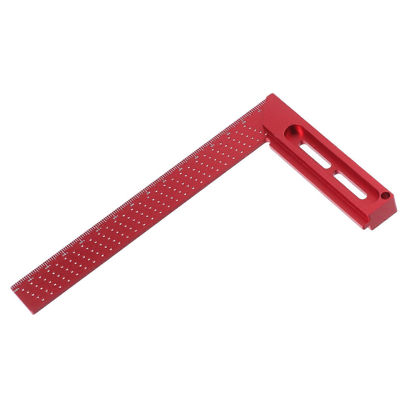 Woodworking Positioning Ruler Aluminum Alloy Square Ruler for Woodworking