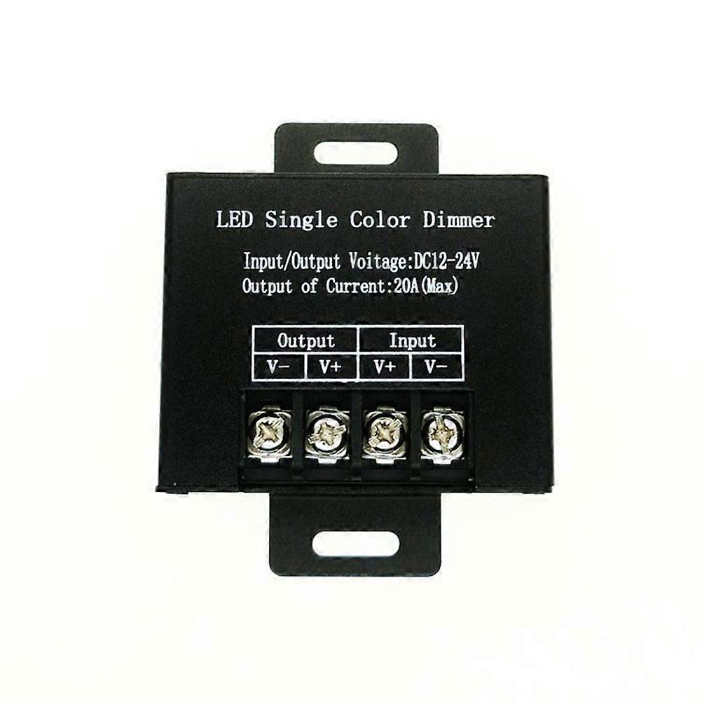 Rectangular LED Single Color Controller Compatible With Various LED Strip Lights For Effortless Wireless Control In 1 Set