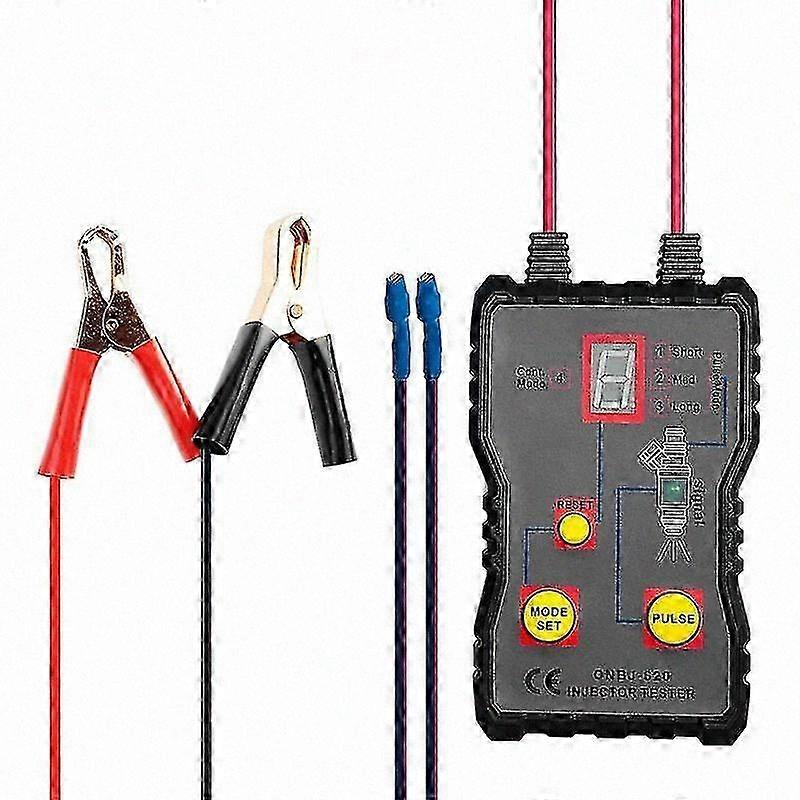 Fuel Injector Tester 4 Modes Pluse Fuel Injector Cleaning Adapter Cleaning Tool Kit