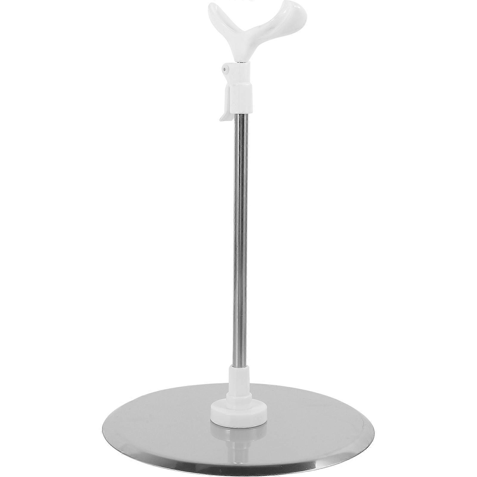 Silver Adjustable Doll Stand for Storage and Display Suitable for BJDDolls and Figures Organzier