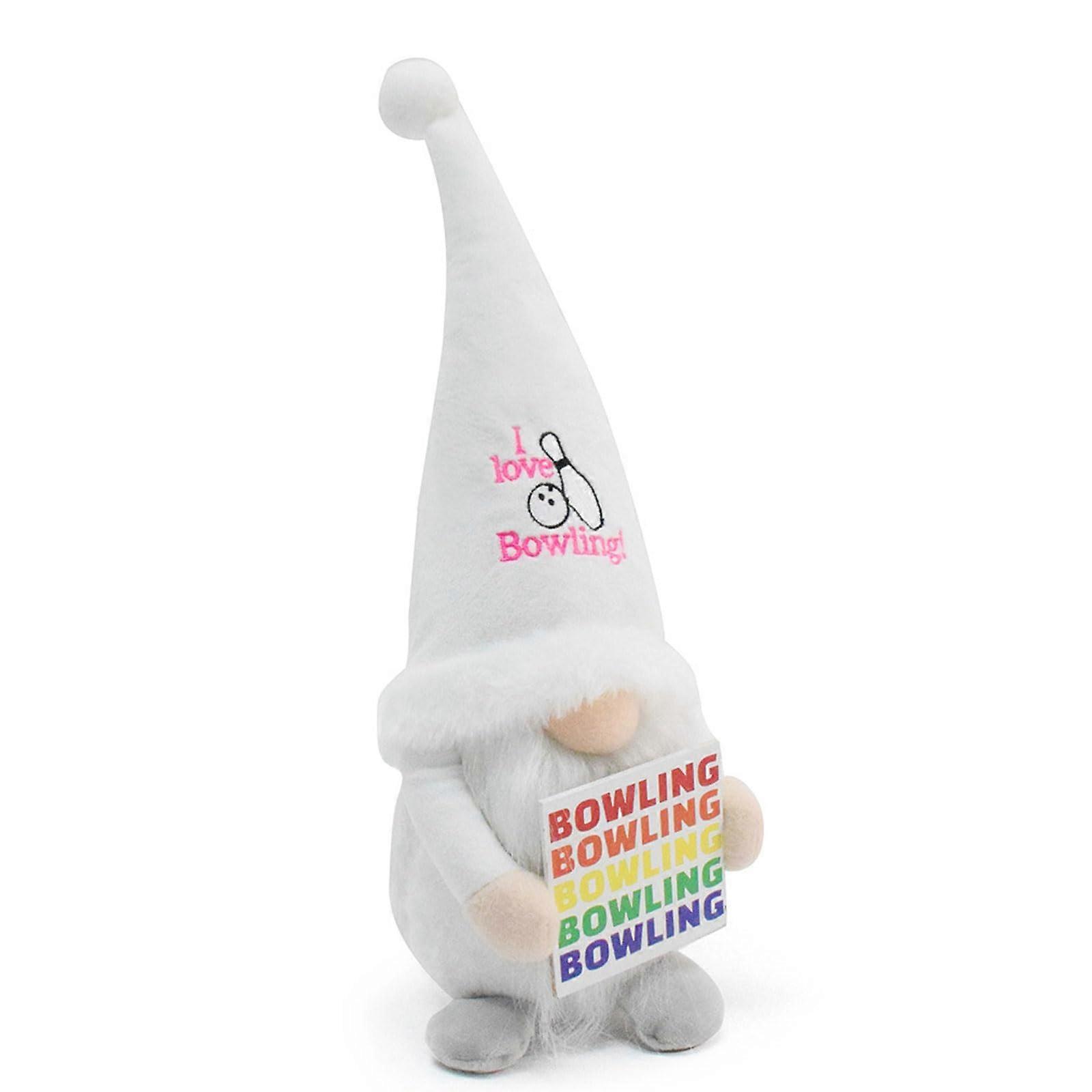 Vacation Bowling Gnomes Handmade Scandinavian Swedish Tomte Plush Dolls