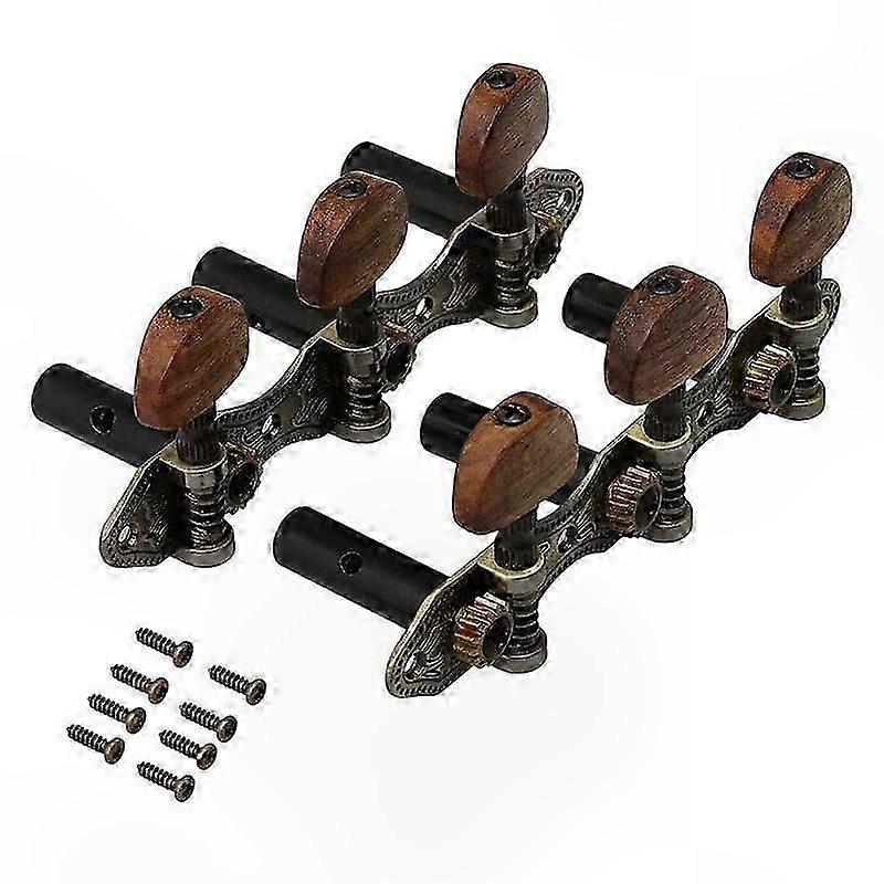 Classical Guitar Tuning Pegs, 2-Pack Machine Heads for Precise Tuning Keys
