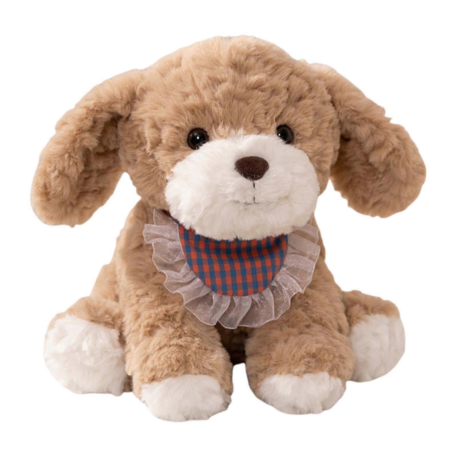 Plush dog, plush puppy, plush toy for puppies, 9.84 inches  Plush toys for dogs, cushion, plush dog, plush toy for fans, girlfriends, brown