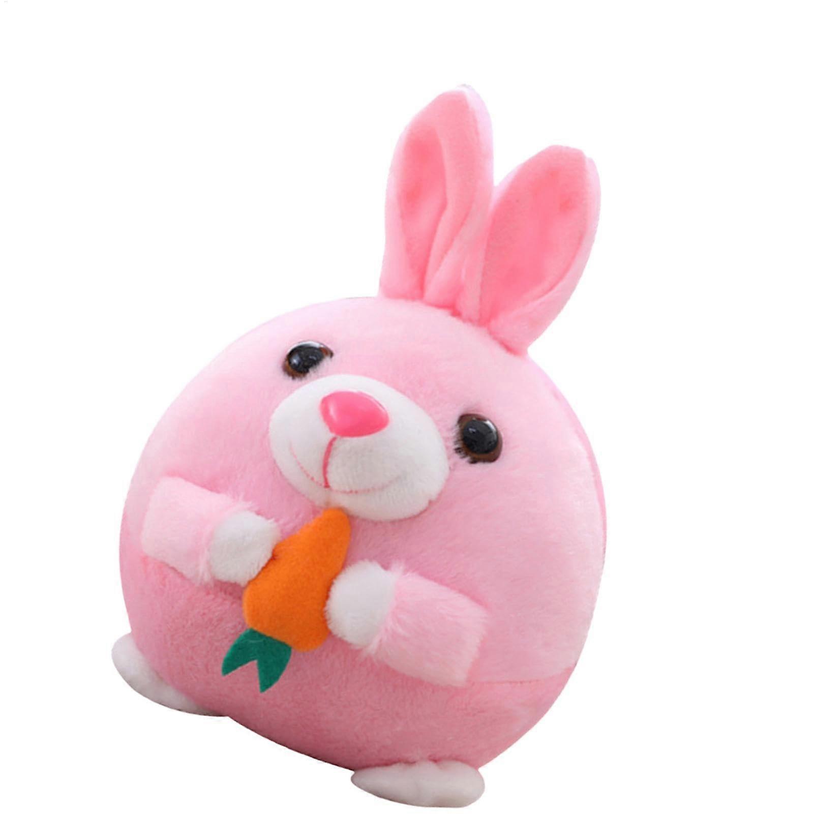 Interactive Dog Ball Plush Toy with Sounds and Movements, Jumping Puppy Plaything for Small to Medium Dogs