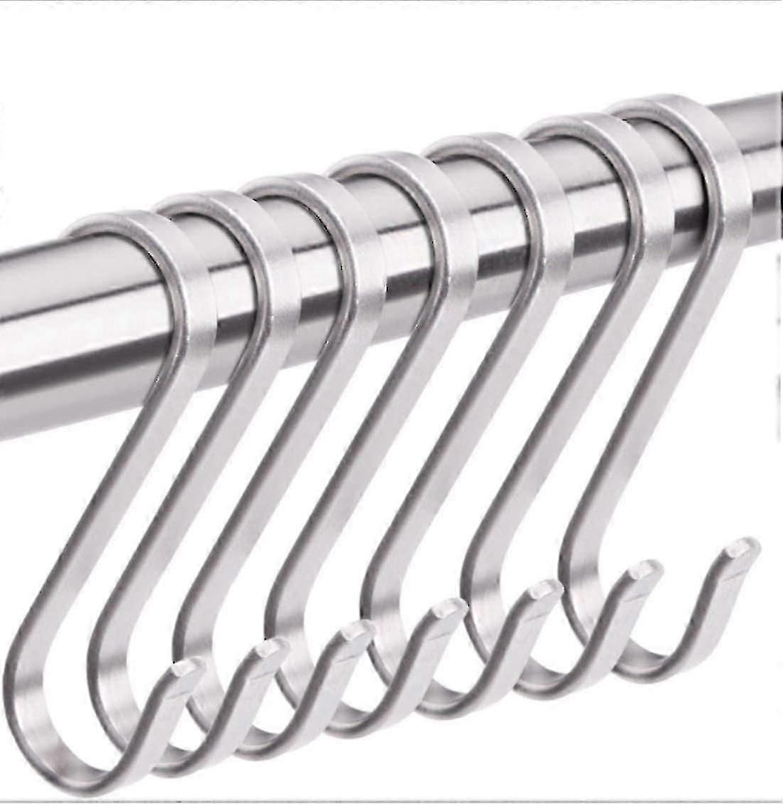 S-hook 10 S-shaped Stainless Steel Hooks, Hanging Tool Hooks