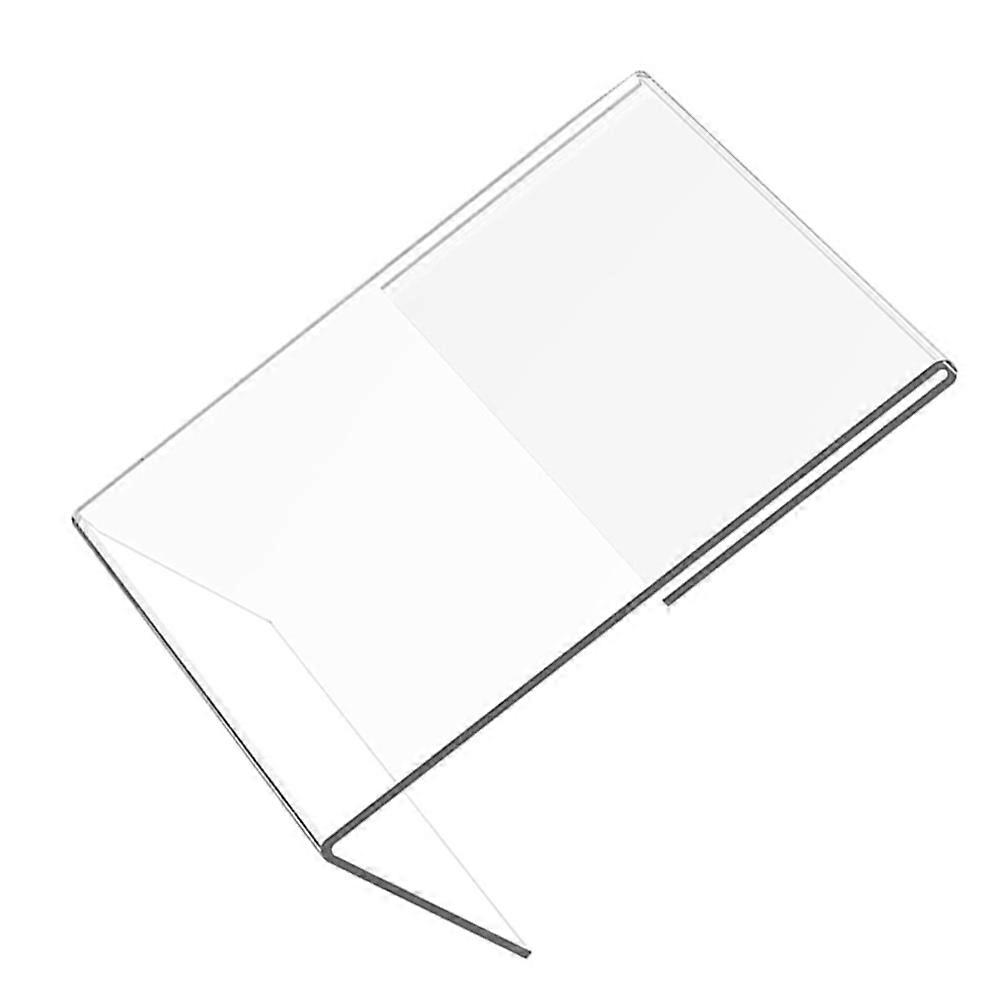 Sign Display Holder Back Acrylic Flyer Rack for Tabletop Use with 1Set