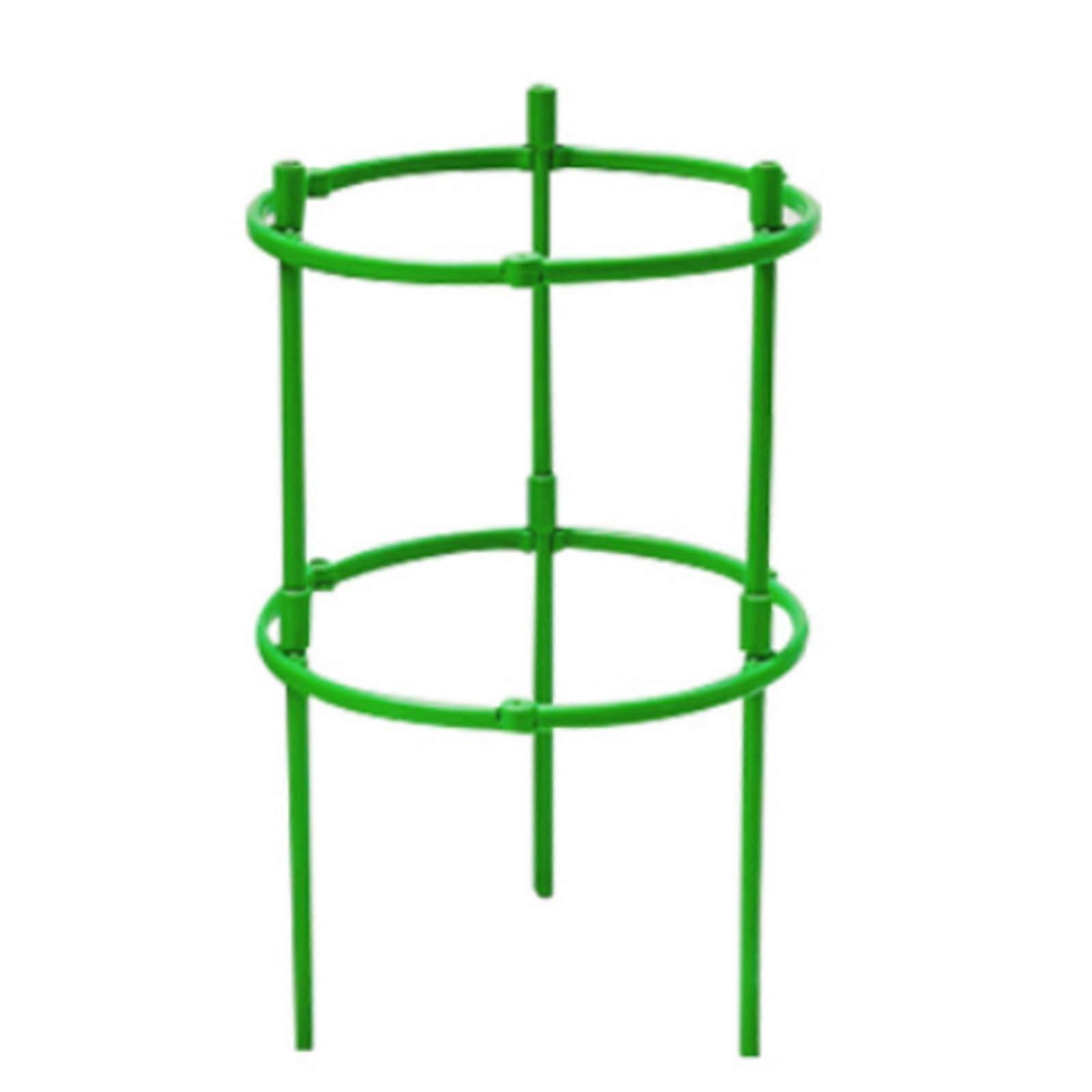 2-Layer Tomato Plant Cage Tower for Raised Beds, Versatile Design for Pots and Garden, Durable Garden Support Structure