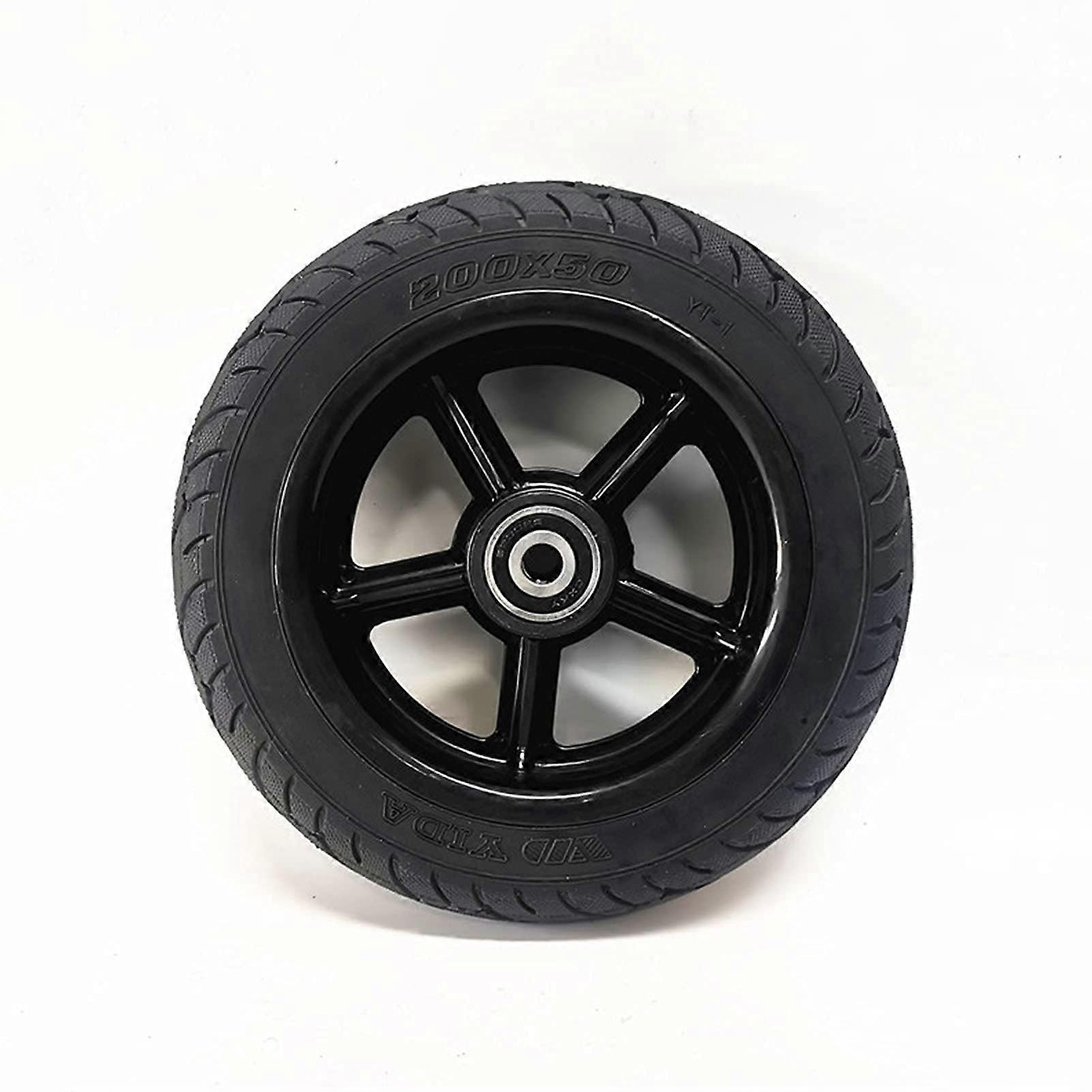 8Inch Solid Rubber Tires for Electric Scooter, 200x50 Wheels, Hub Tires for Electric Scooter (NonPneumatic)