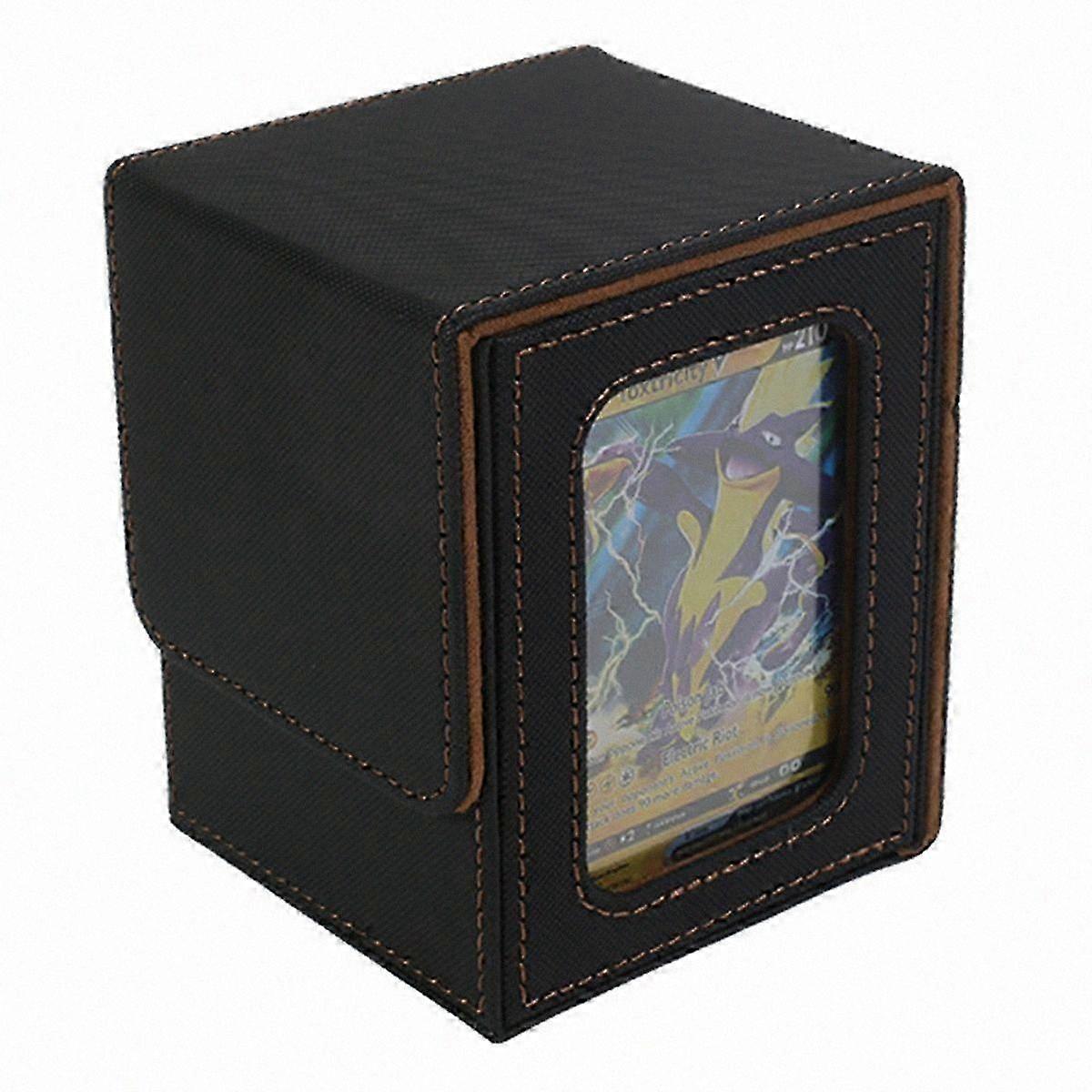 100+ Game Card Box Card Storage Box Portable Packaging Box -Black & Orange
