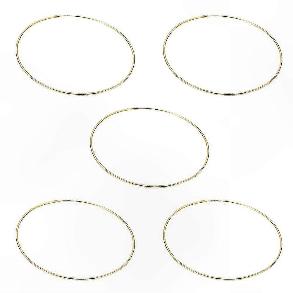 5 Pieces Iron Craft Circles for DIY Dream Catcher Projects