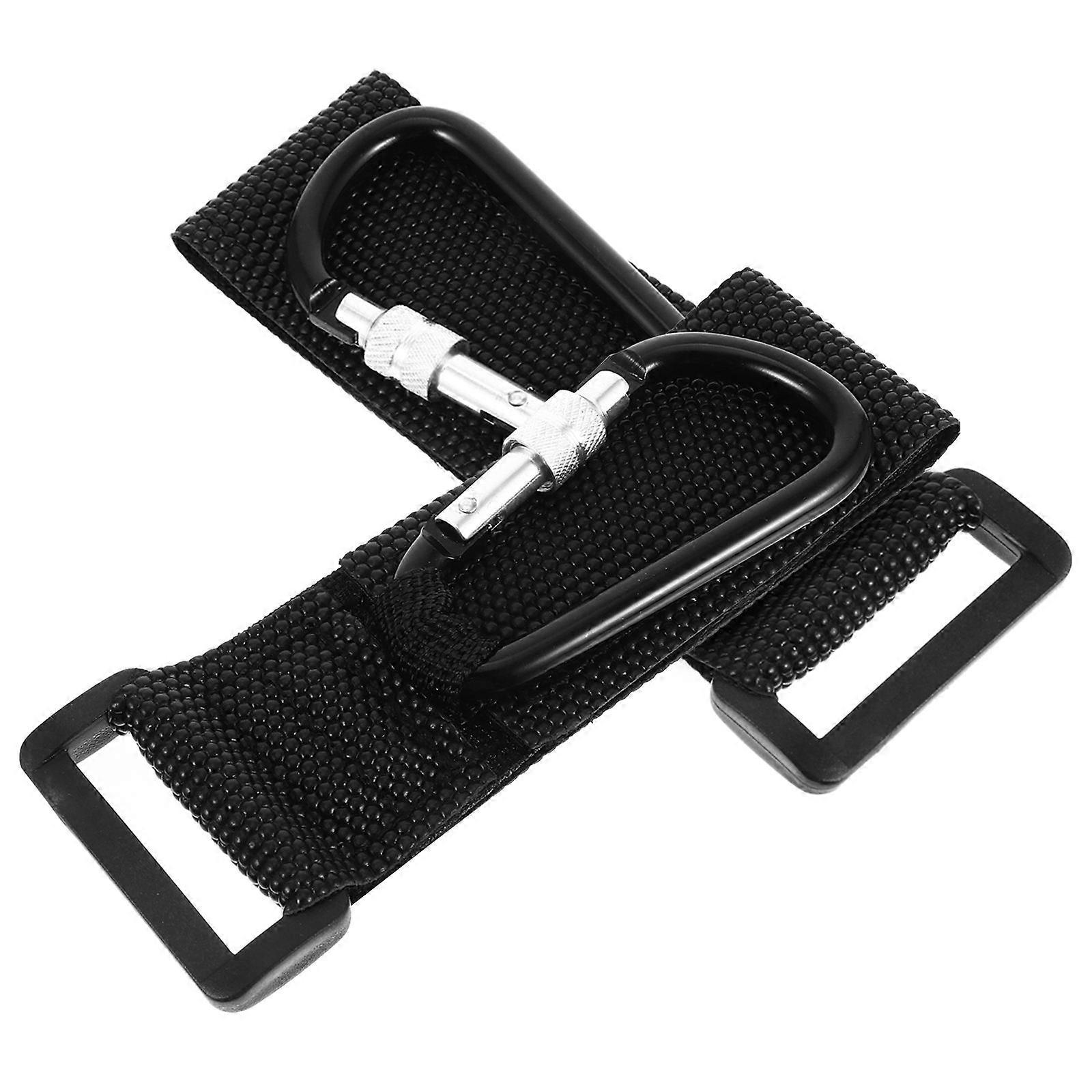 Universal Pram Accessories 2 Pcs Hook for Stroller and Pram Black Nylon for Multi-Functional Use