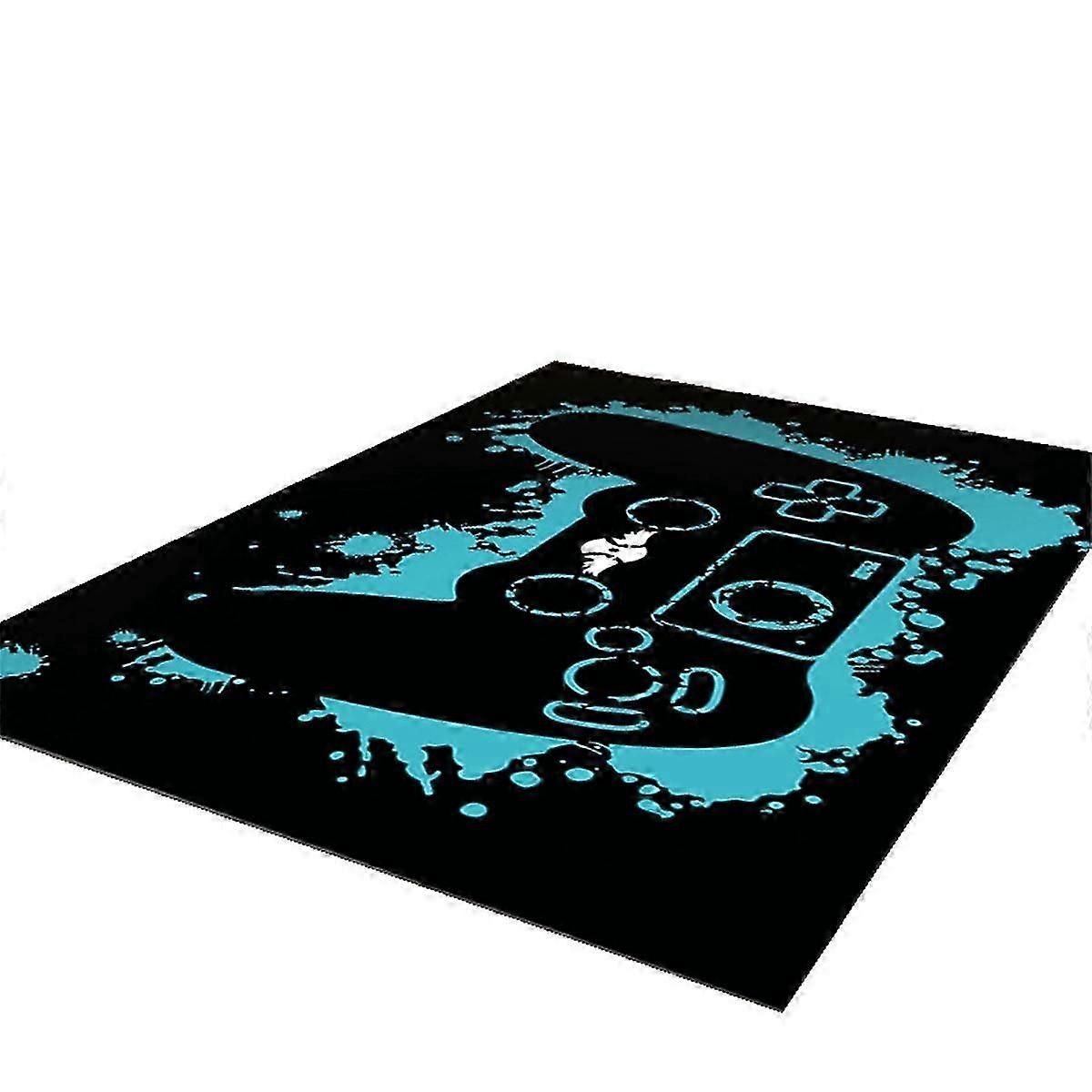 3D Gaming Machine Handle Pattern Carpet Rug 120x160cm Home Bath B