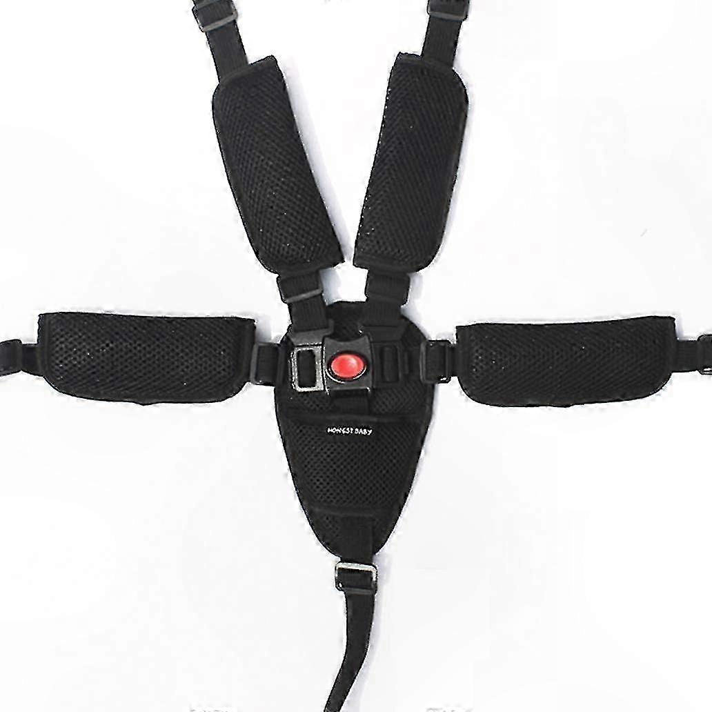Adjustable 5-Point Safety Harness for High Chairs and Strollers - Universal Fit for Baby Gear