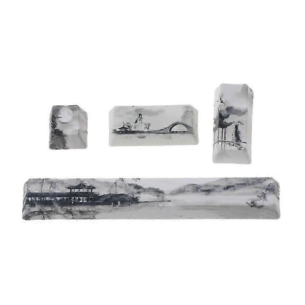 For Pbt Five Side Dye-subbed Cherry Profile Spacebar Keycap For Mechanical Keyboard