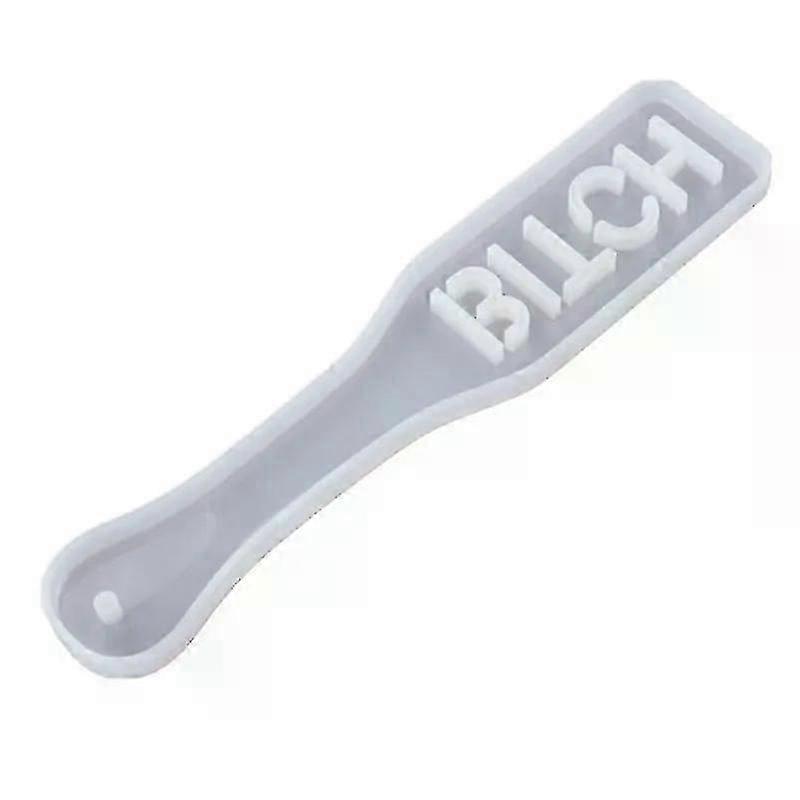 DIY Crystal Epoxy Resin Mold Paddles Racket Mirror Silicone Mold Fi...