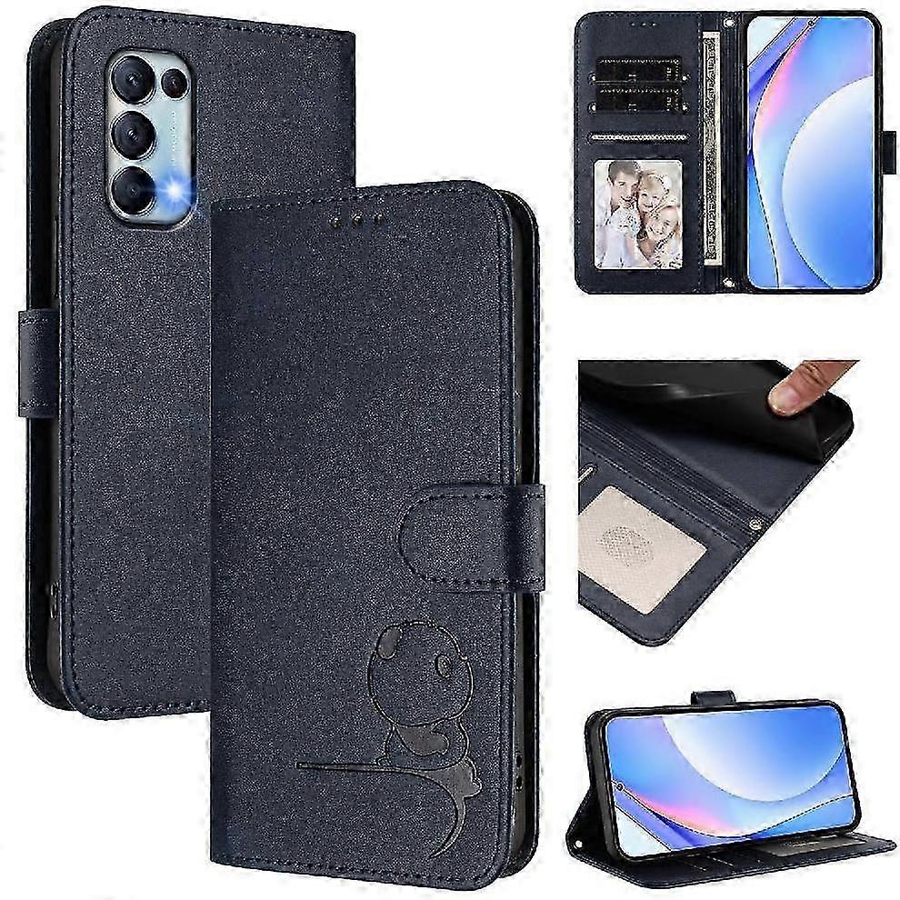 RFID Blocking PU Leather Flip Case with Card Slots, Kickstand & Mag...