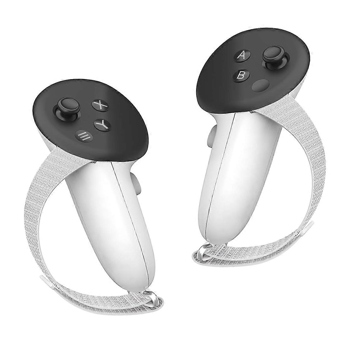 Controller Grips Cover Compatible with for 3S/ 3 Accessories, Adjustable Knuckle Straps Fits Most Hands
