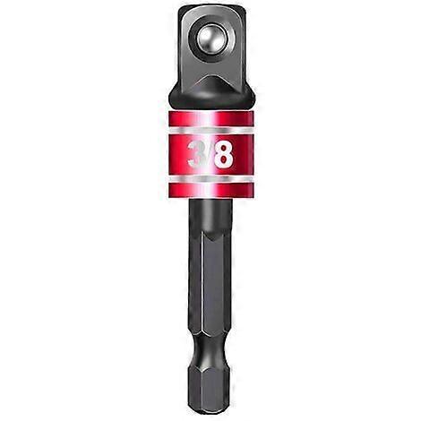 3/8 Hex Socket Adapter with Extended Impact Bit (Black) Individual