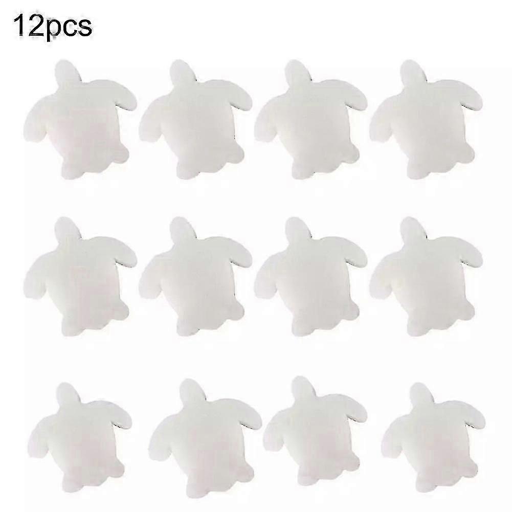 12 Pack Cute Turtle-shaped Sponge For Oil Absorption, Pool And Spa Filter Cleaner, Size: 11.5x11.5x3cm